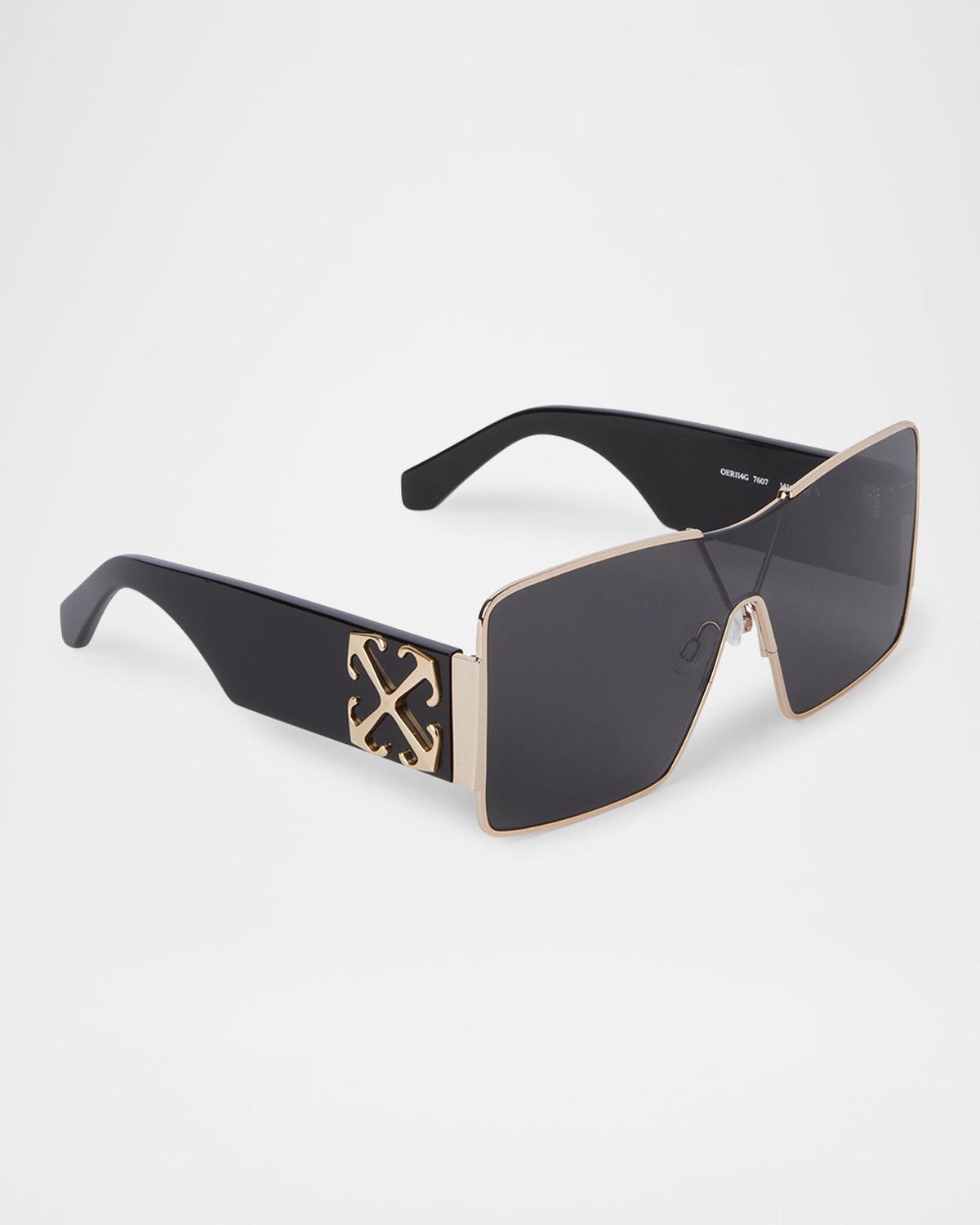 Off-White Men 's Aspen Metal and Plastic Shield Sunglasses