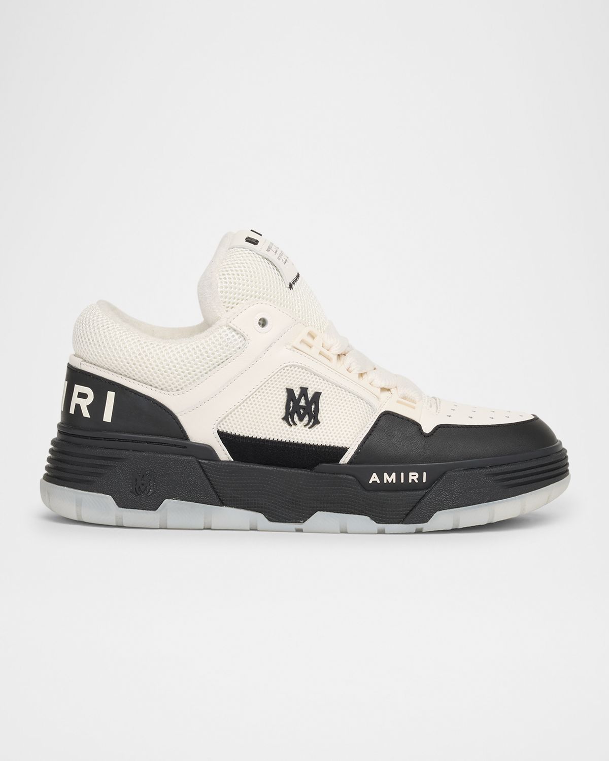 Amiri Men 's MA-1 Leather & Mesh Low-Top Sneakers