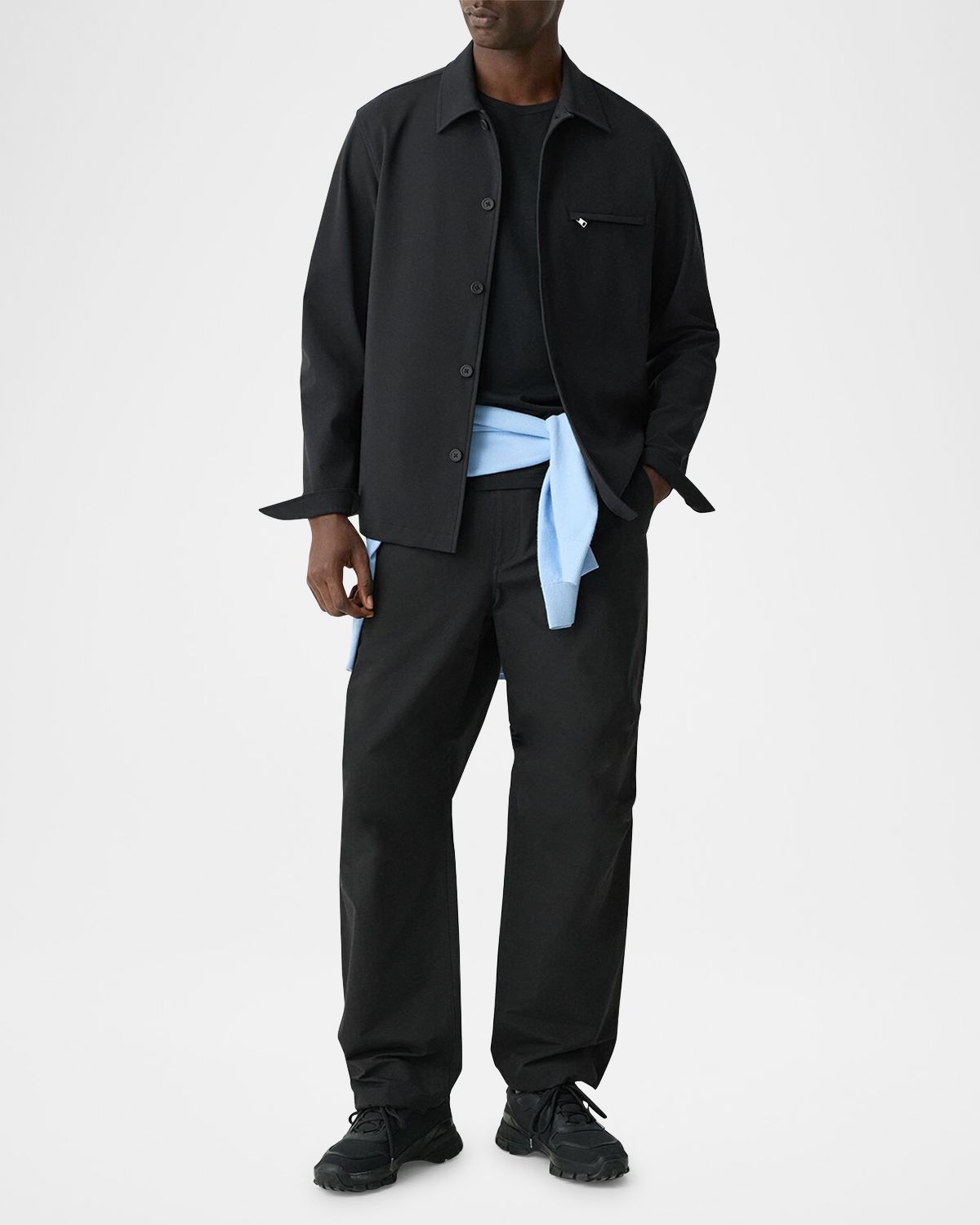 Theory Men 's Stretch Nylon Overshirt