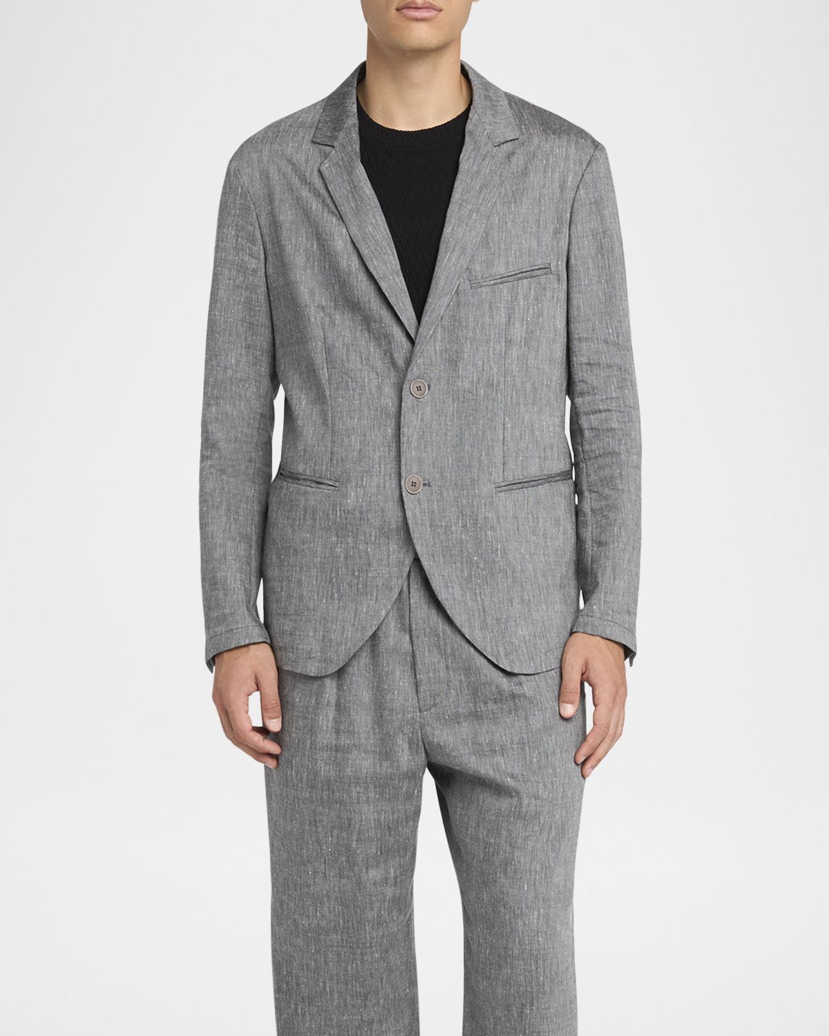 Giorgio Armani Men 's One Shot Linen-Wool Sport Coat