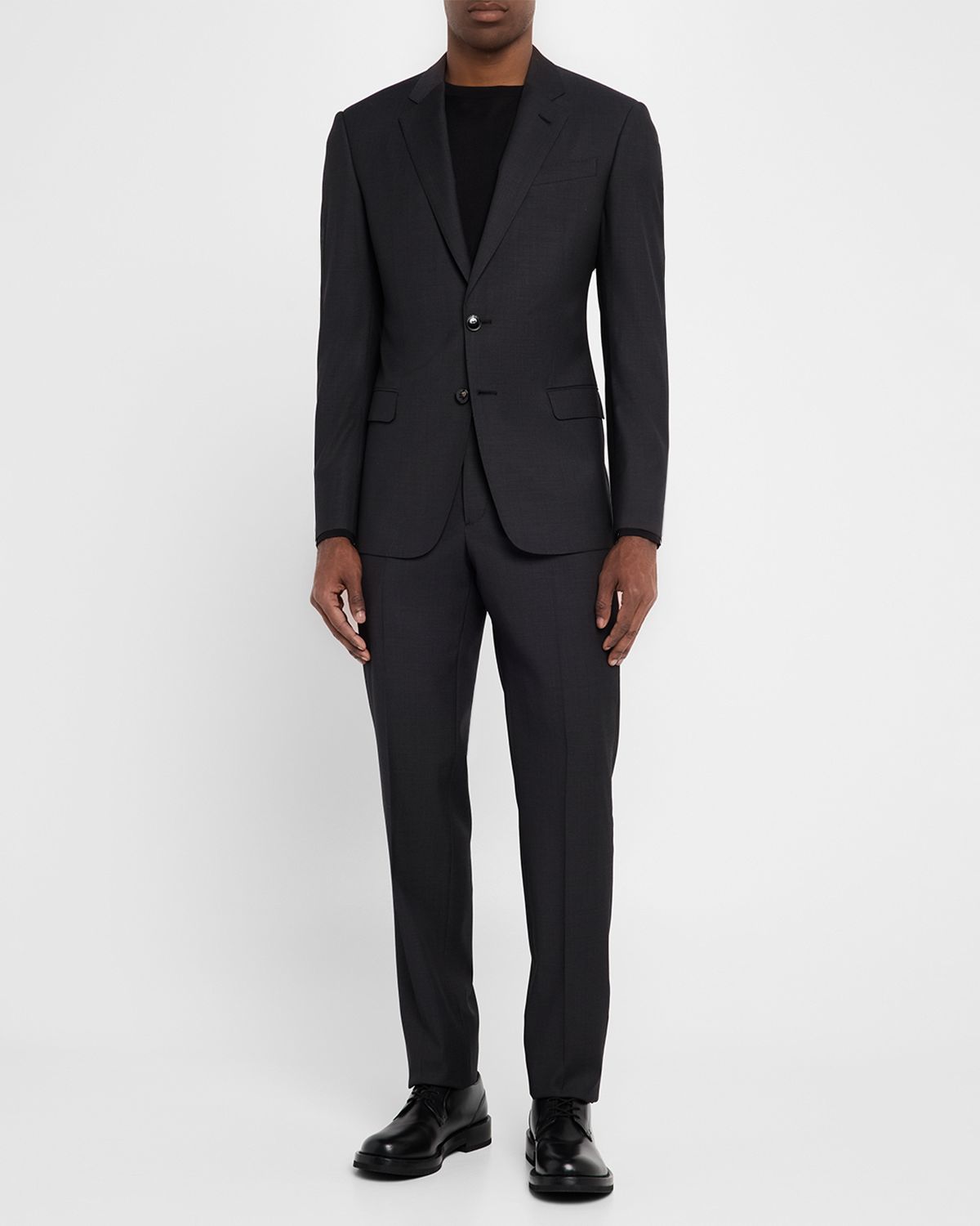Giorgio Armani Men 's Pinpoint Twill Suit