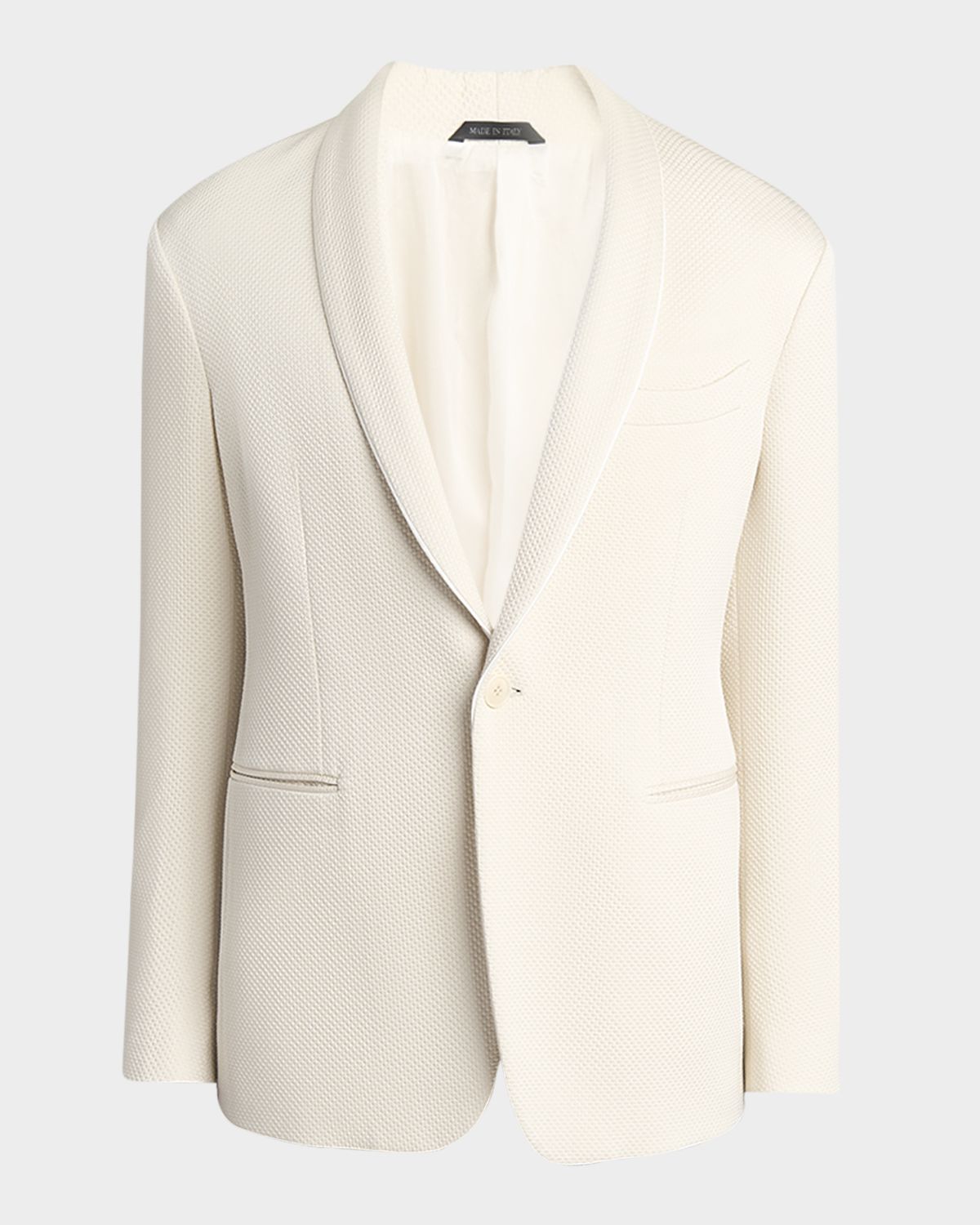 Giorgio Armani Men 's Honeycomb Shawl Sport Coat