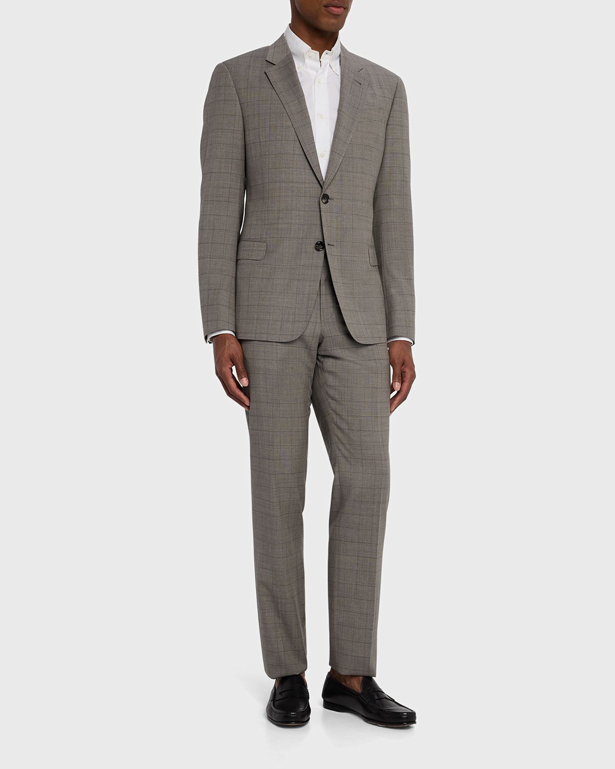 Giorgio Armani Men 's Windowpane Suit | Thumbnail 10 Giorgio Armani Men 's Windowpane Suit | Thumbnail 10