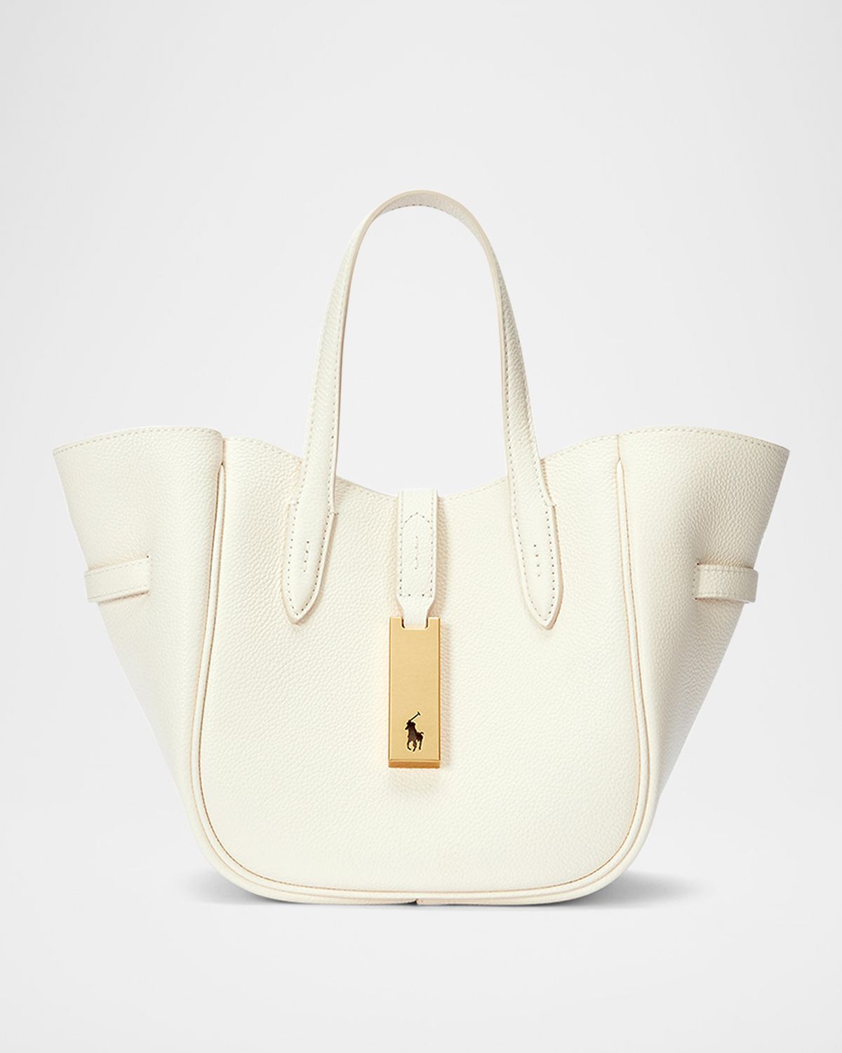 Polo Ralph Lauren Polo ID Leather Small Tote