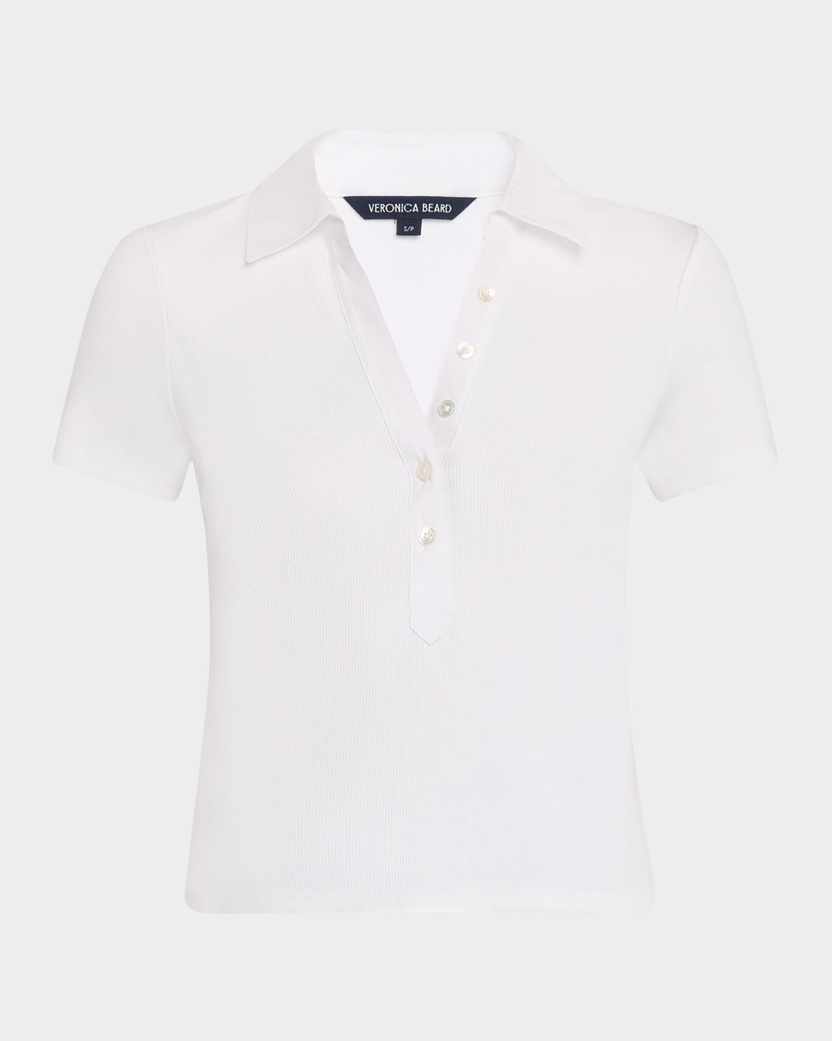 Veronica Beard Kearney Short-Sleeve Polo Tee | Thumbnail 6 Veronica Beard Kearney Short-Sleeve Polo Tee | Thumbnail 6