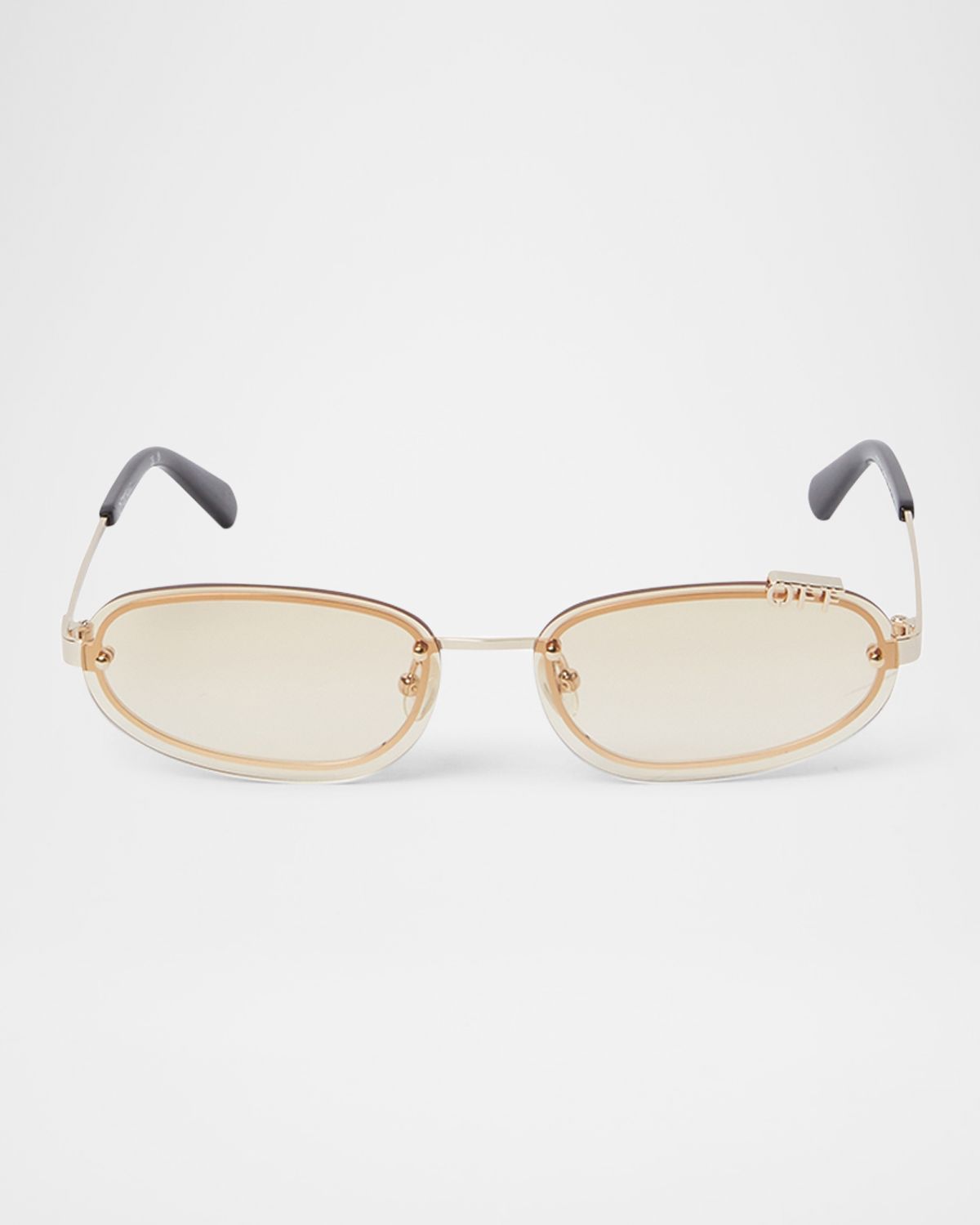 Off-White Miami Metal Oval Sunglasses