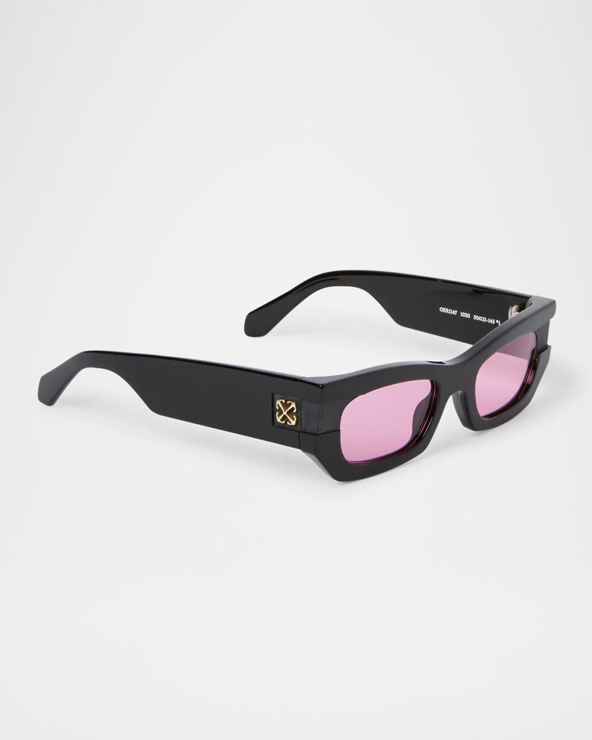Off-White Belleville Acetate Rectangle Sunglasses