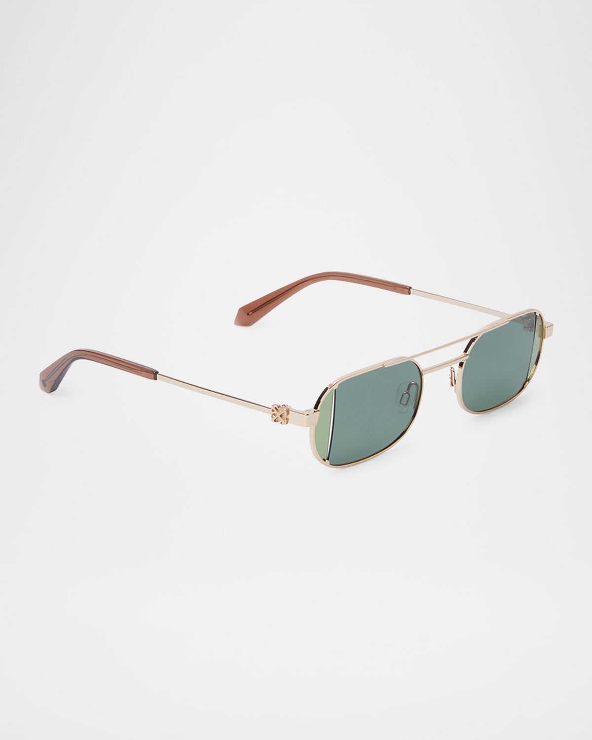 Off-White Lynn Oval Metal Sunglasses