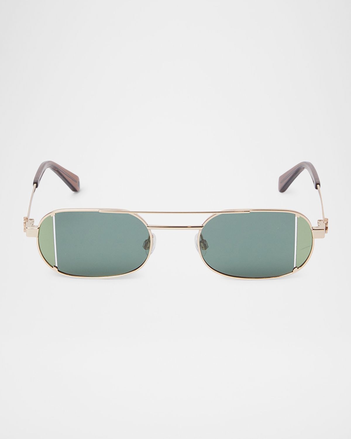 Off-White Lynn Oval Metal Sunglasses