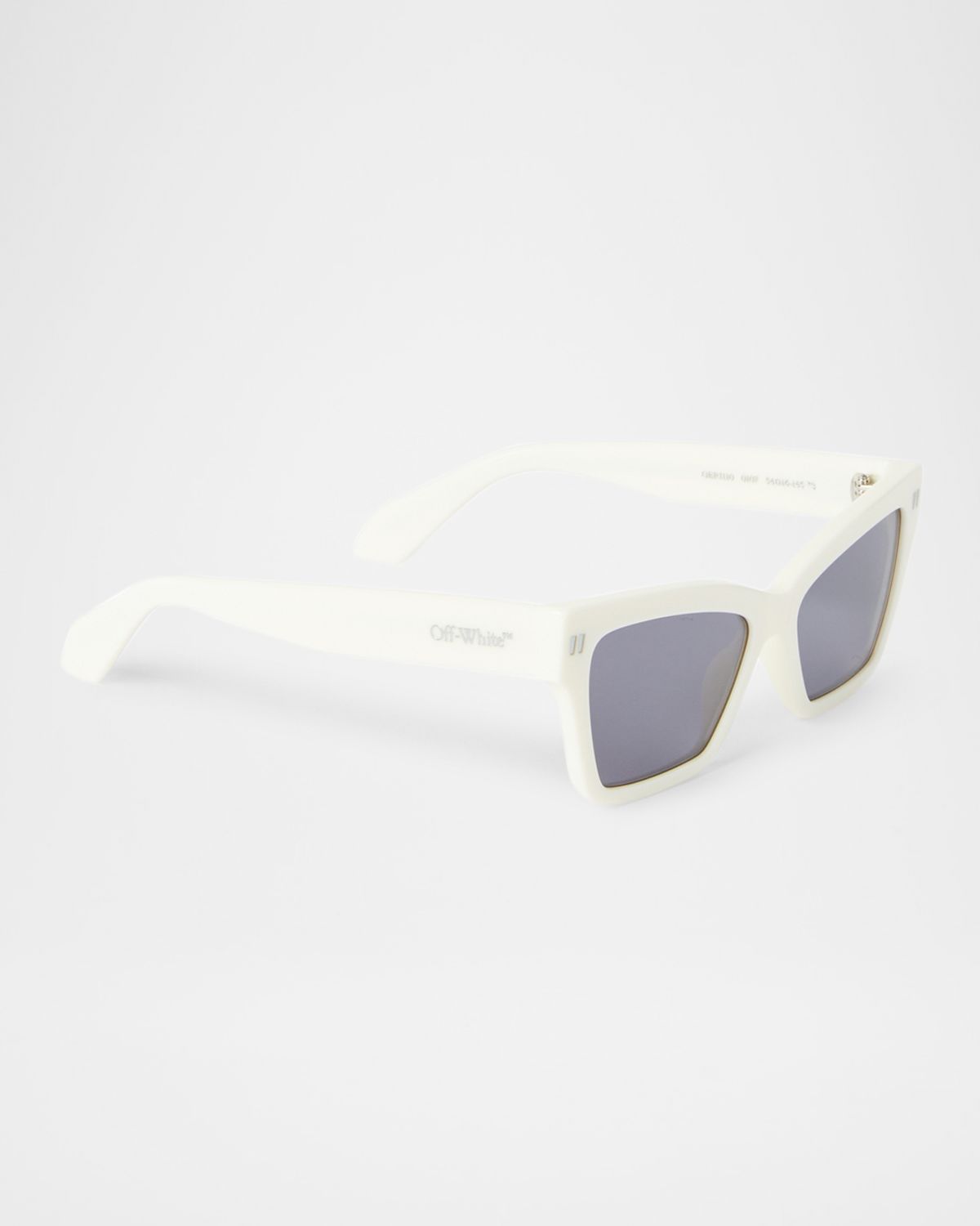 Off-White Cincinnati Logo-Print Cat-Eye Sunglasses