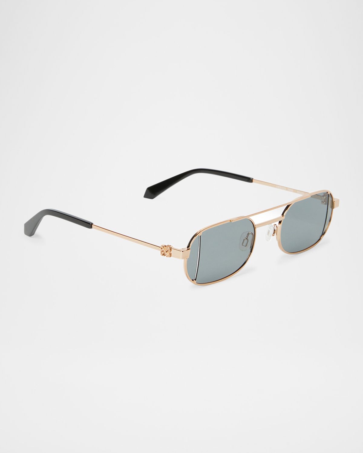Off-White Lynn Oval Metal Sunglasses