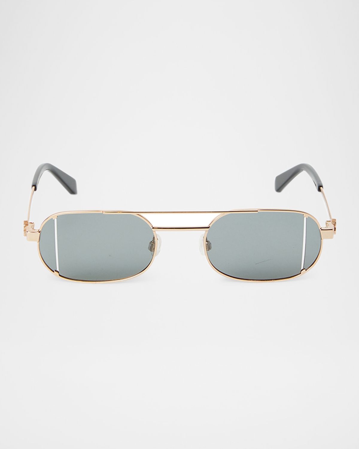 Off-White Lynn Oval Metal Sunglasses