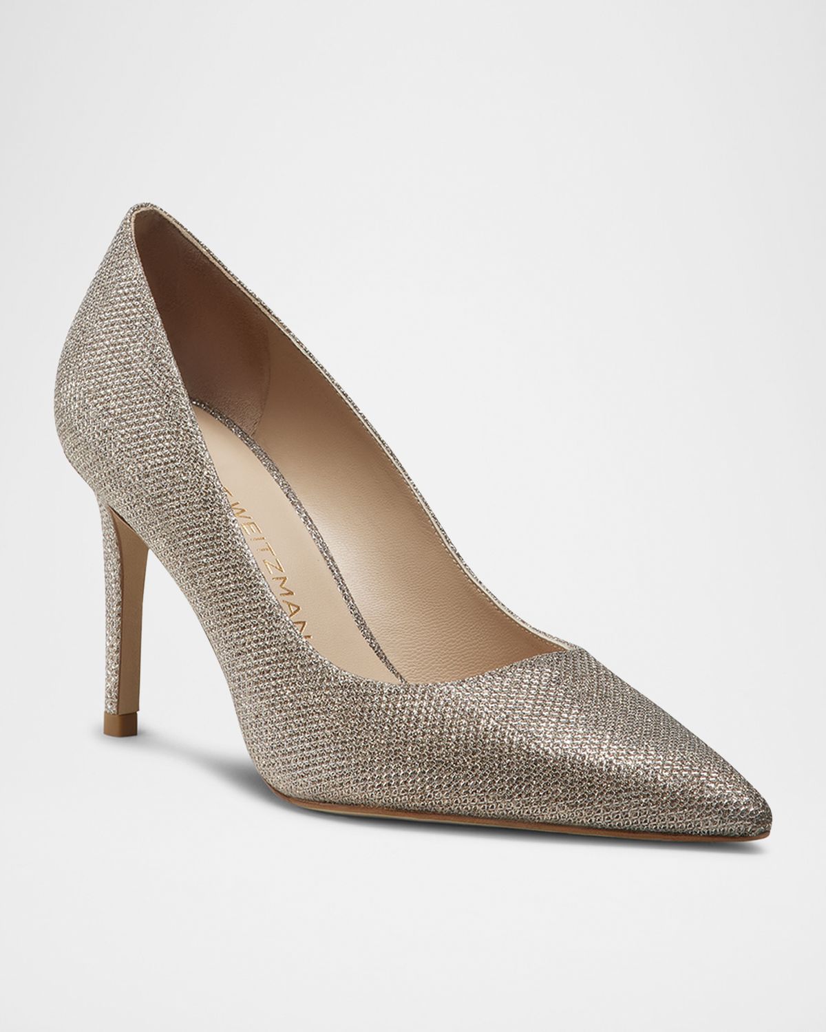 Stuart Weitzman Stuart Metallic Classic Pumps