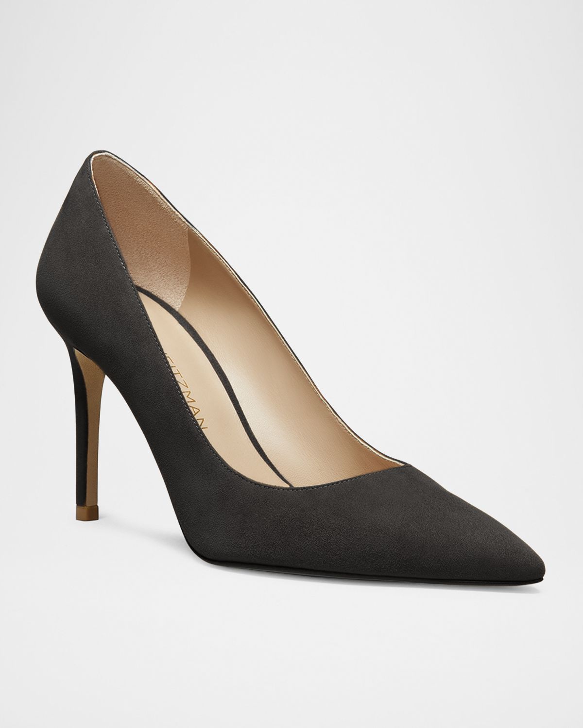 Stuart Weitzman Stuart Power Suede Pumps