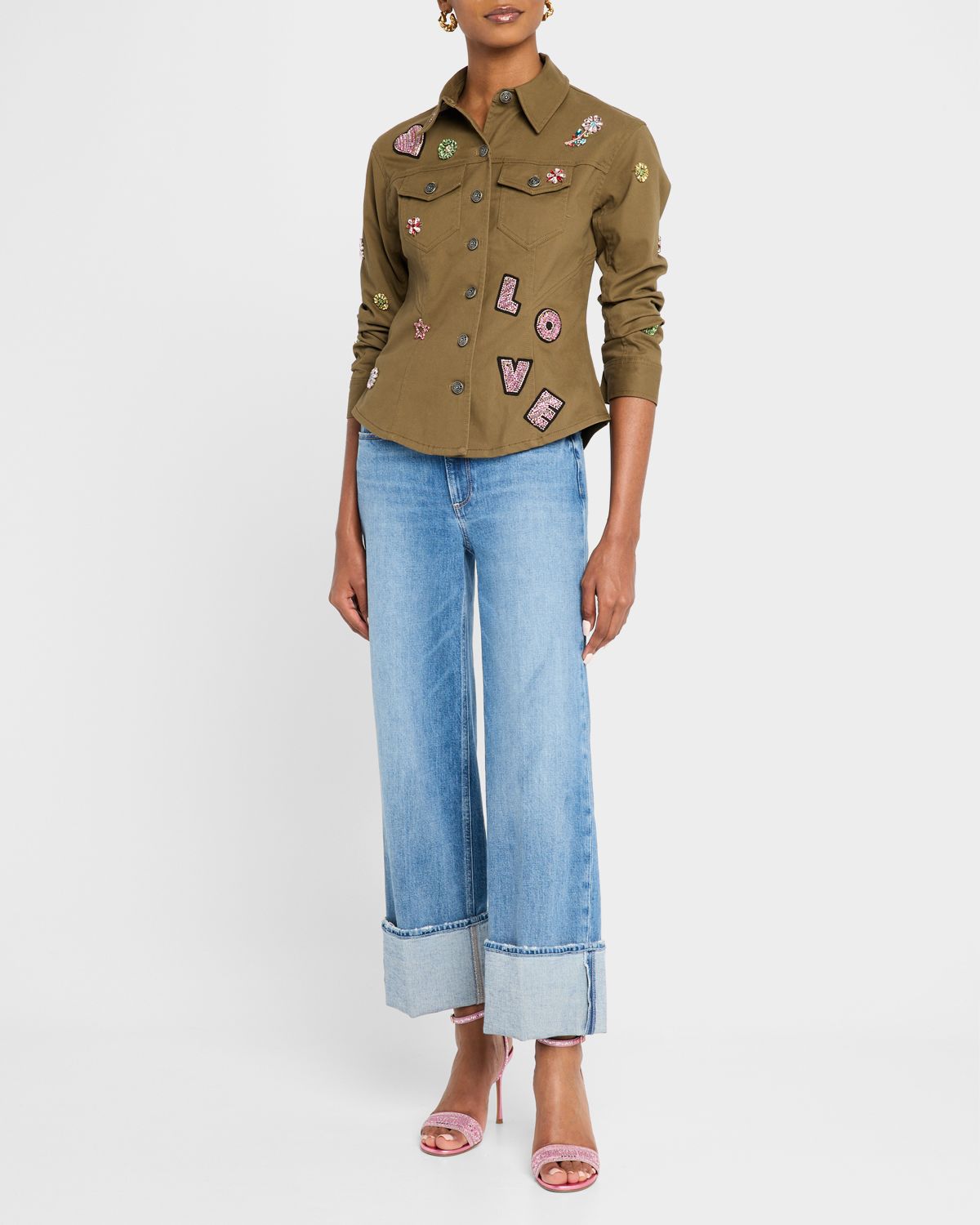 Cinq a Sept Canyon Ditsy Love Scrunched Jacket