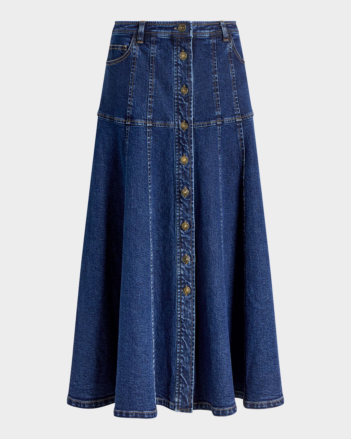 Cinq a Sept Veena Denim Midi Skirt