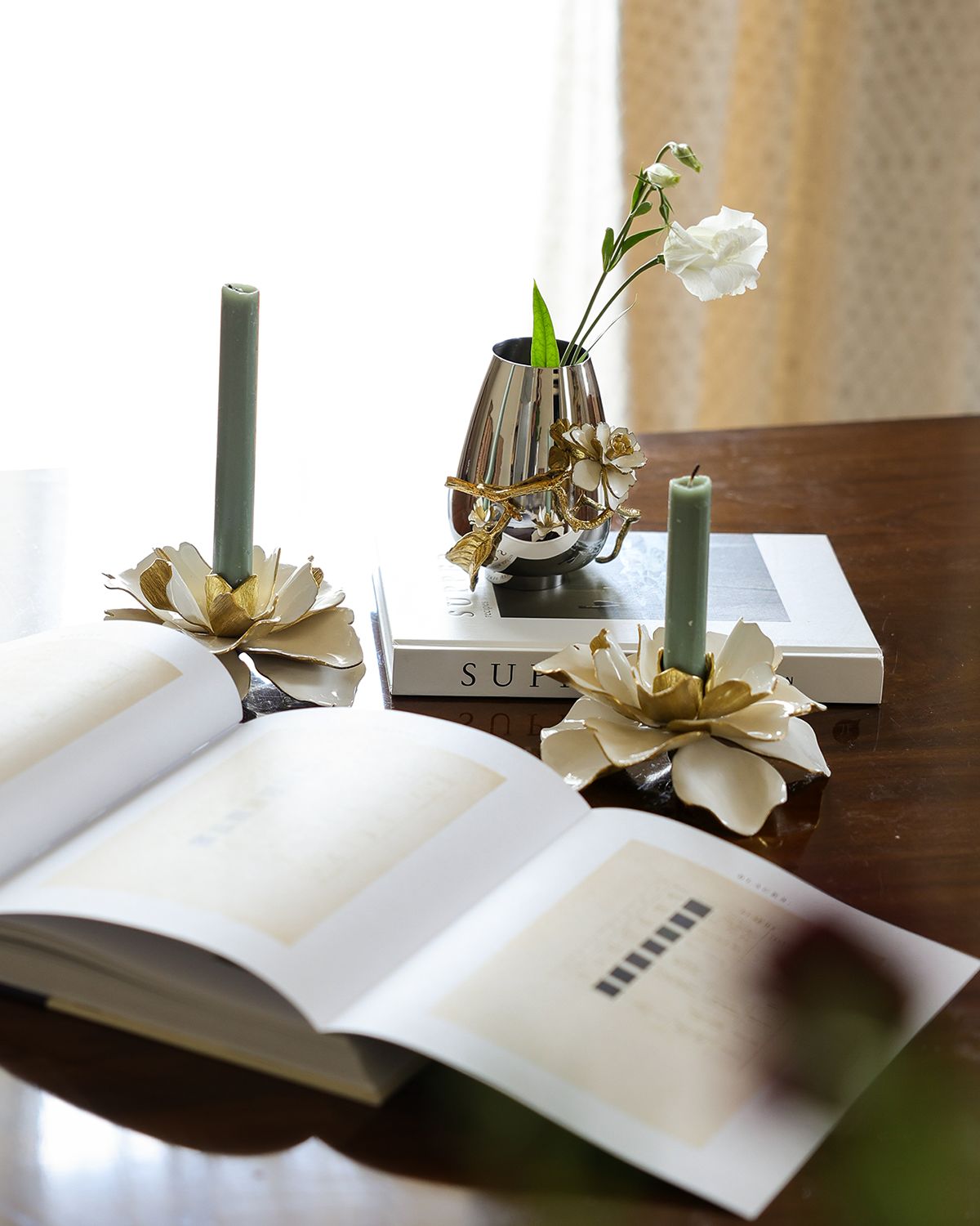 Michael Aram Gardenia Bud Vase