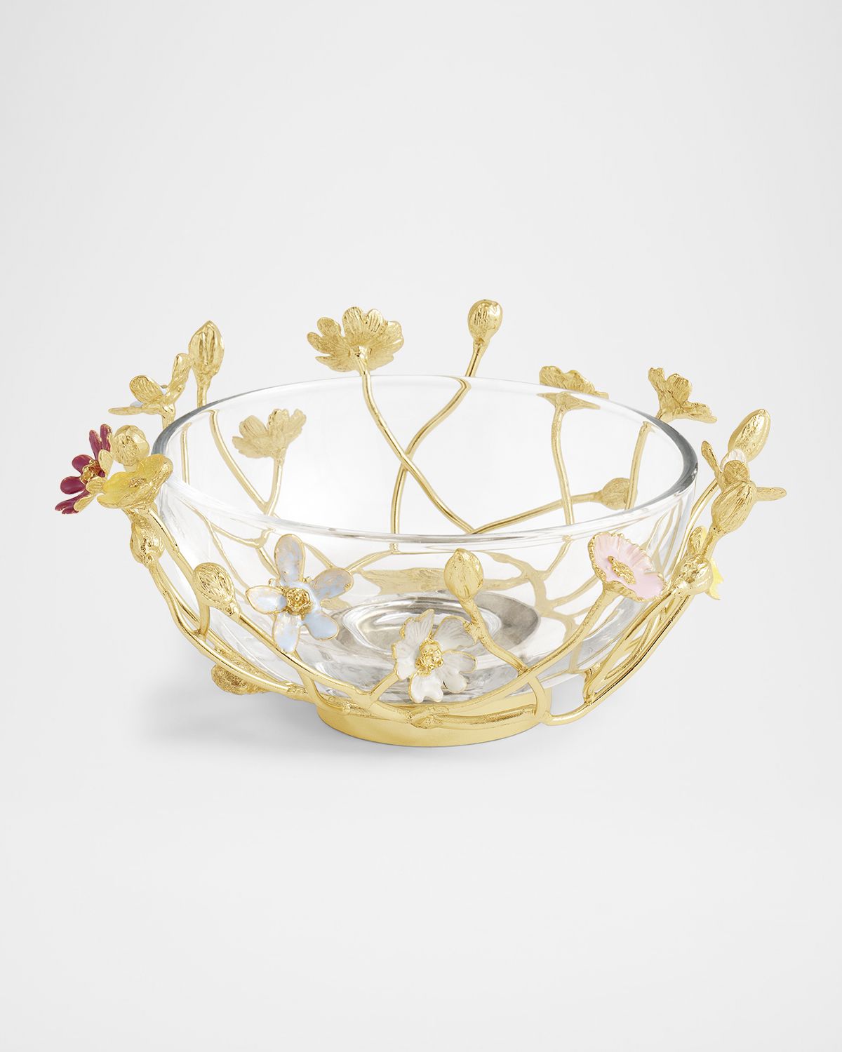 Michael Aram Wildflowers Small Glass Bowl