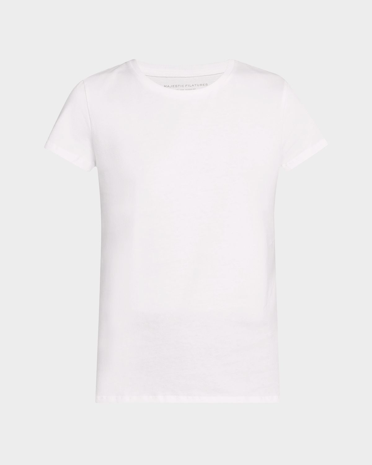 Majestic Filatures Crewneck Organic Cotton T-Shirt | Image 1 Majestic Filatures Crewneck Organic Cotton T-Shirt | Image 1