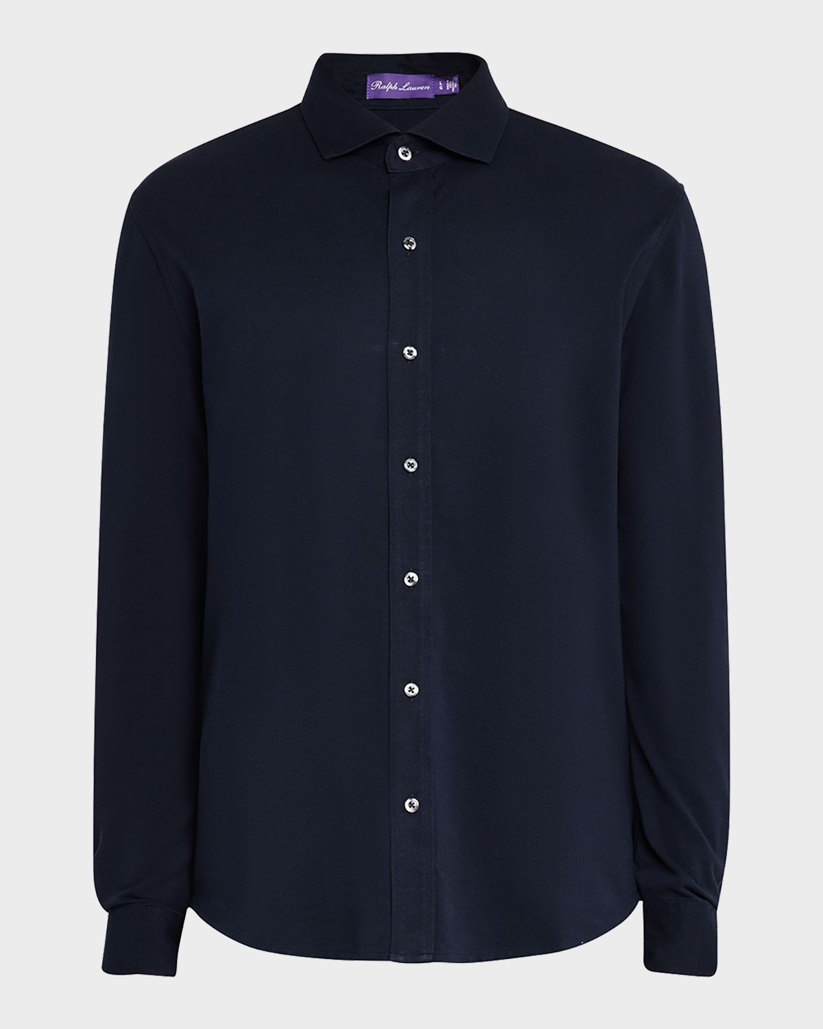 Ralph Lauren Purple Label Washed Piqué Shirt | Thumbnail 6 Ralph Lauren Purple Label Washed Piqué Shirt | Thumbnail 6