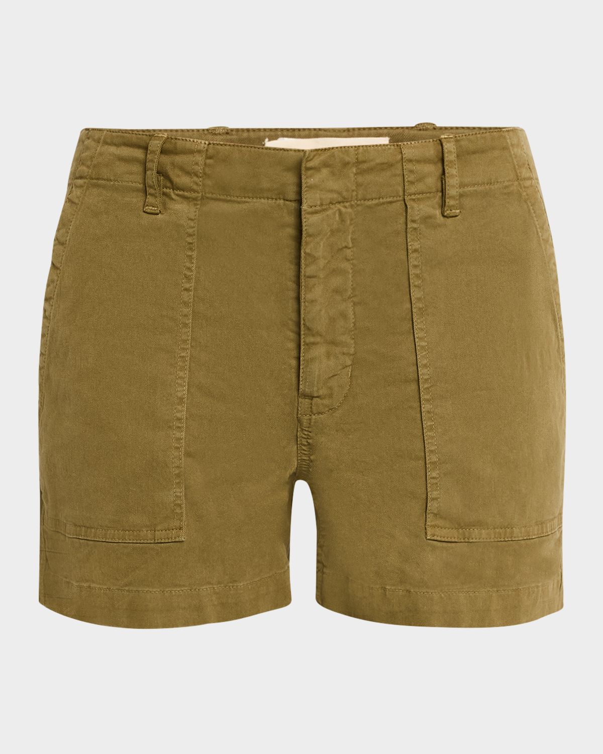 Nili Lotan Utility Cotton Gabardine Shorts