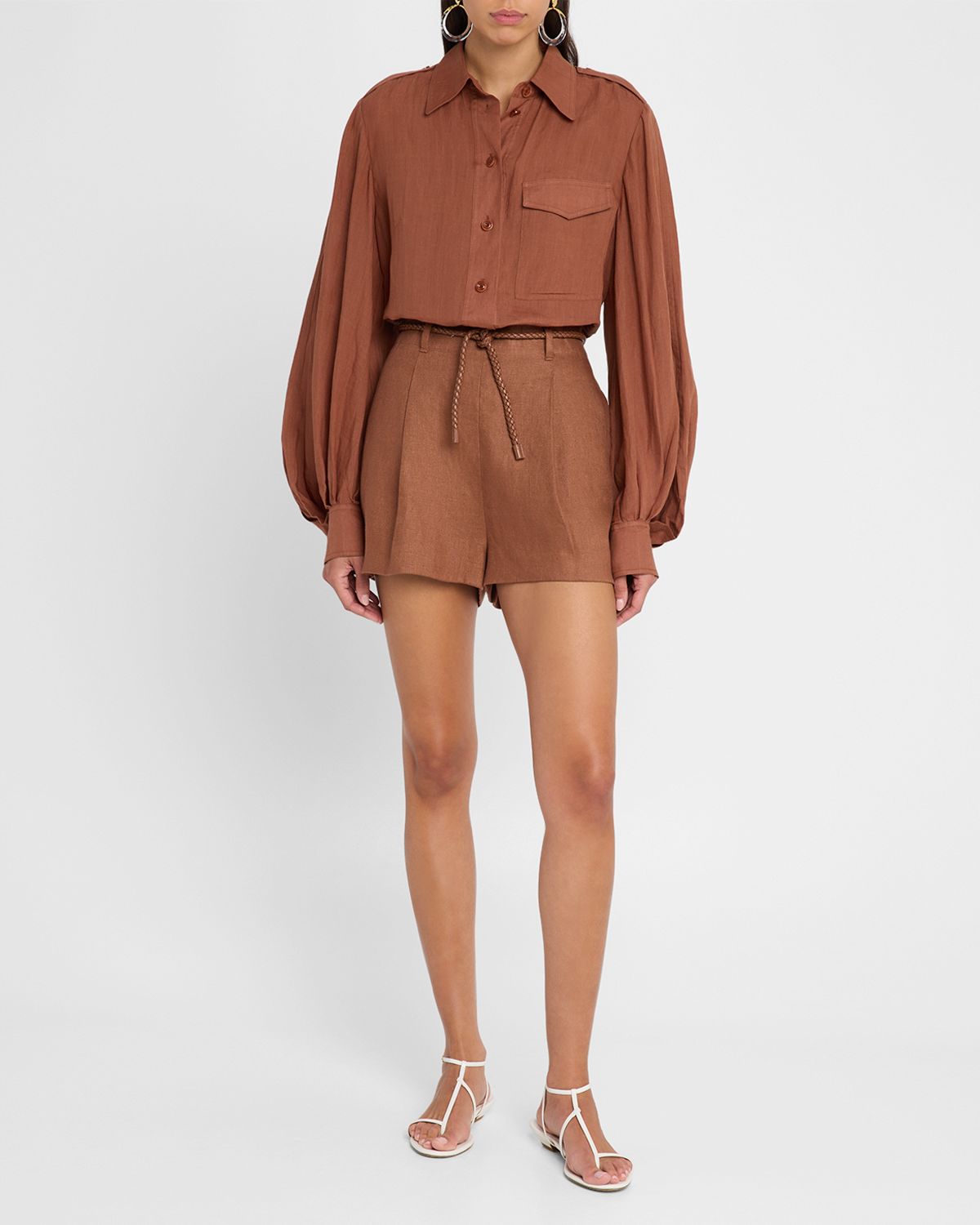 Zimmermann Ramie Utility Shirt