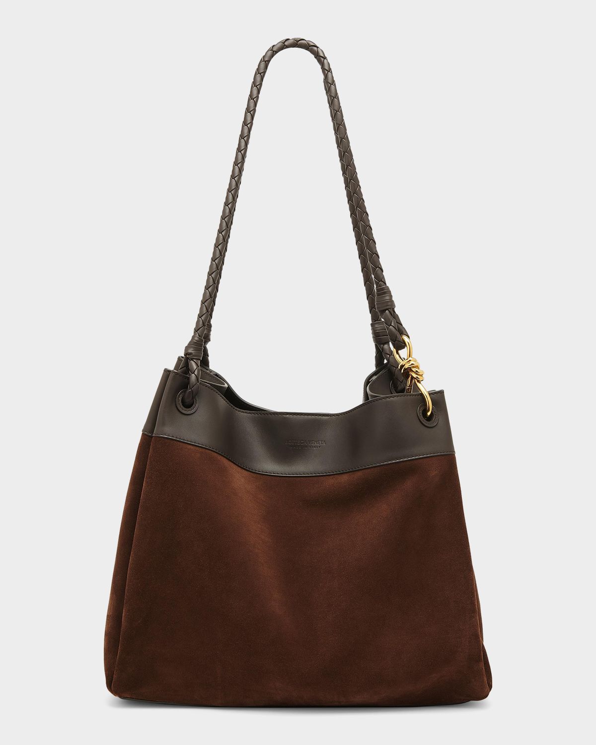 Bottega Veneta Parachute Maxi Suede Shoulder Bag