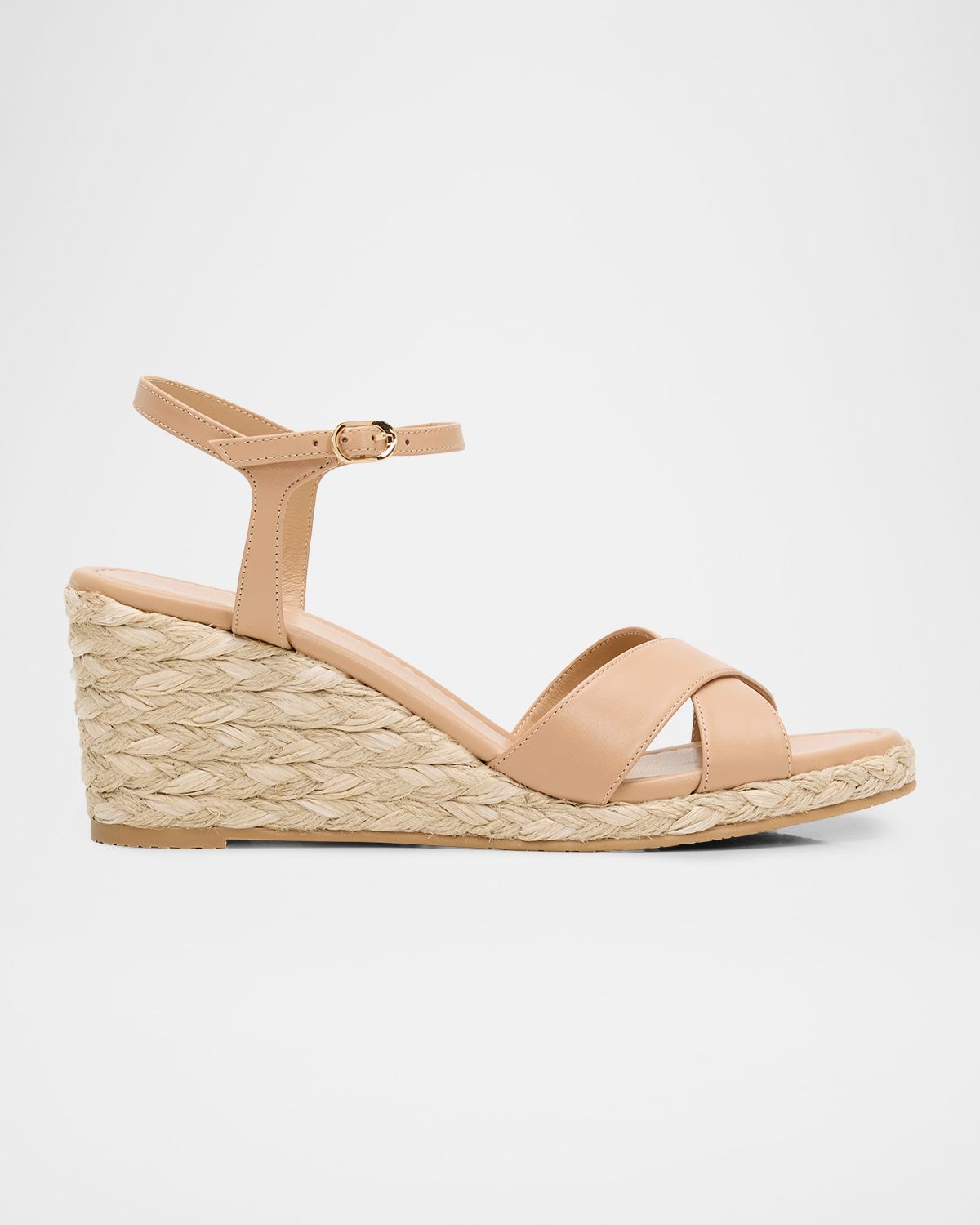 Stuart Weitzman Dayna Leather Crisscross Espadrille Sandals | Thumbnail 7 Stuart Weitzman Dayna Leather Crisscross Espadrille Sandals | Thumbnail 7