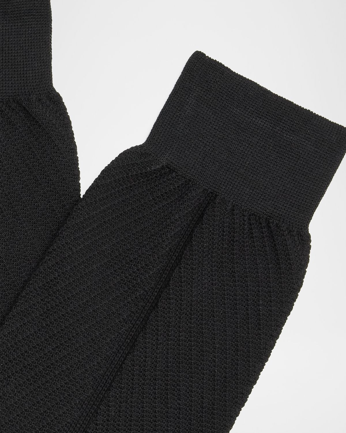 Brioni Men 's Sea Island Cotton Jacquard Crew Socks