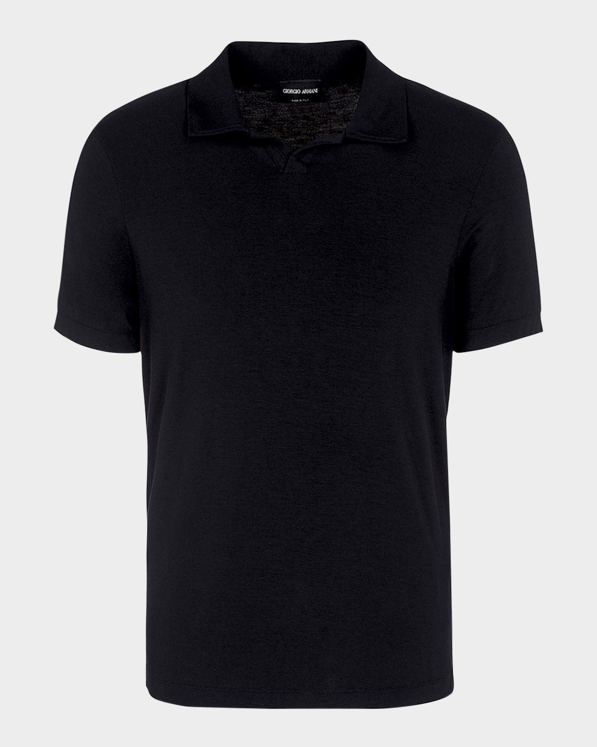 Giorgio Armani Men 's Jersey Polo Shirt