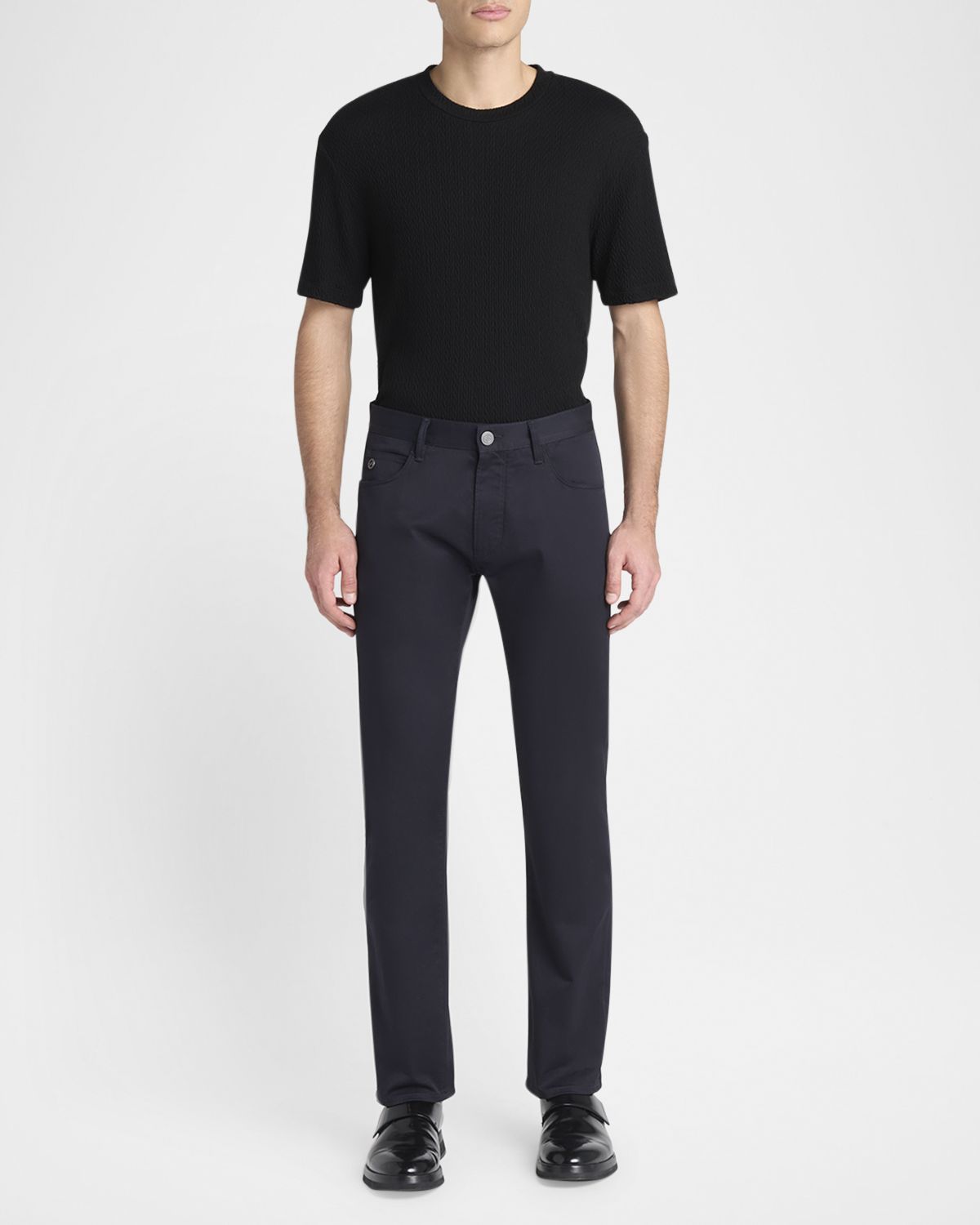 Giorgio Armani Men 's 5-Pocket Stretch Cotton Pants
