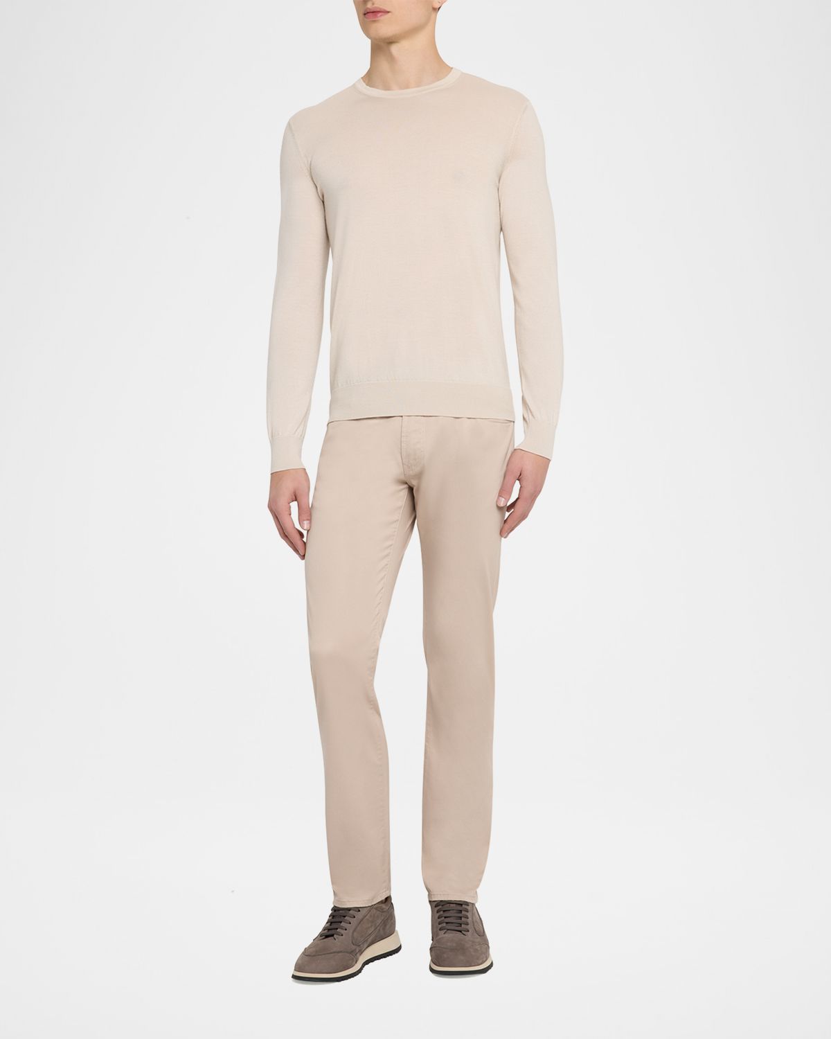 Giorgio Armani Men 's 5-Pocket Stretch Cotton Pants