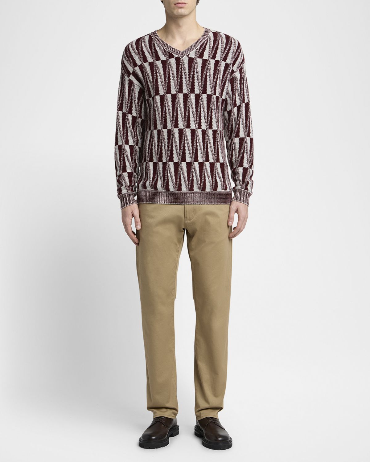 Giorgio Armani Men 's 5-Pocket Stretch Cotton Pants