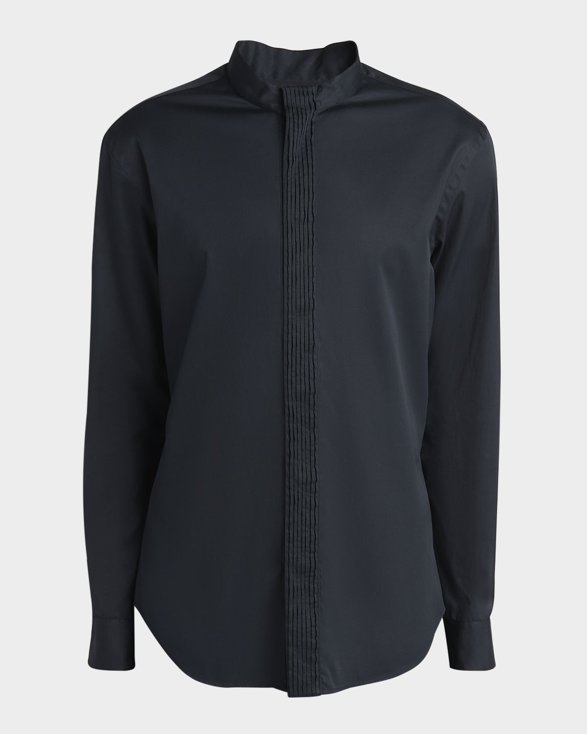 Giorgio Armani Men 's Luxe Pleated Stripe Dress Shirt | Thumbnail 6 Giorgio Armani Men 's Luxe Pleated Stripe Dress Shirt | Thumbnail 6