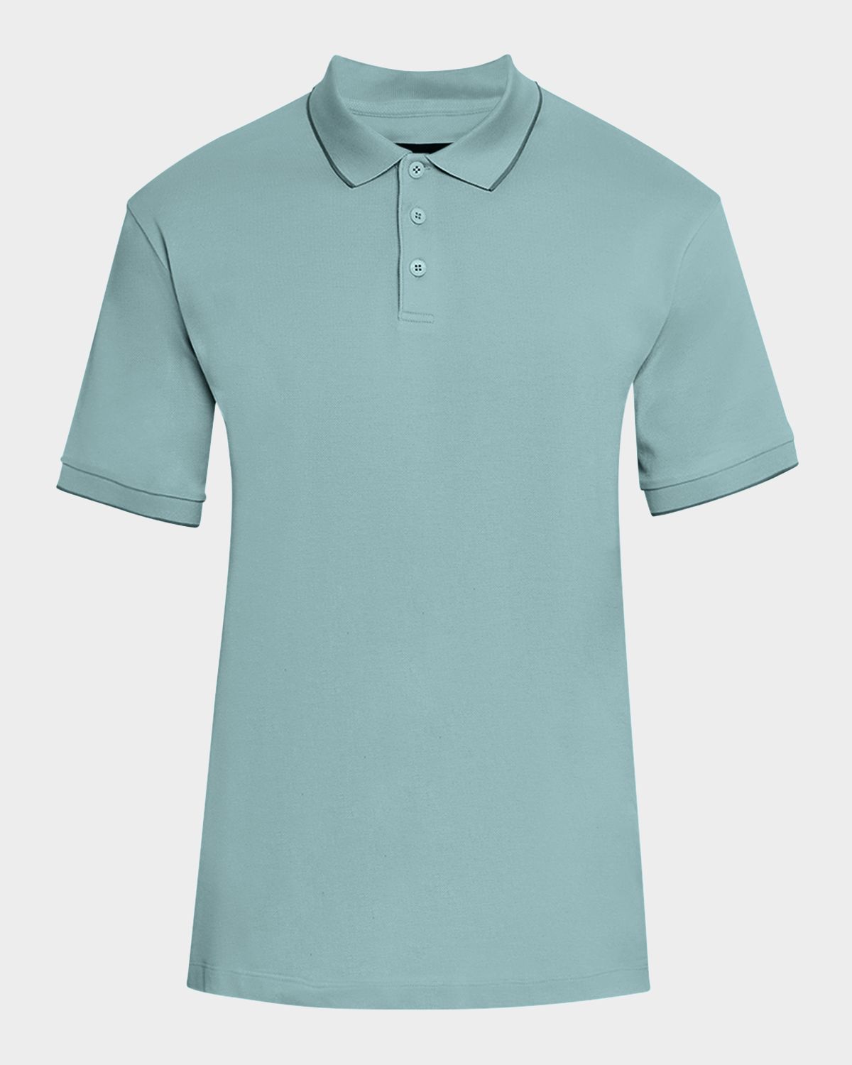 Giorgio Armani Men 's Tipped Pique Polo Shirt