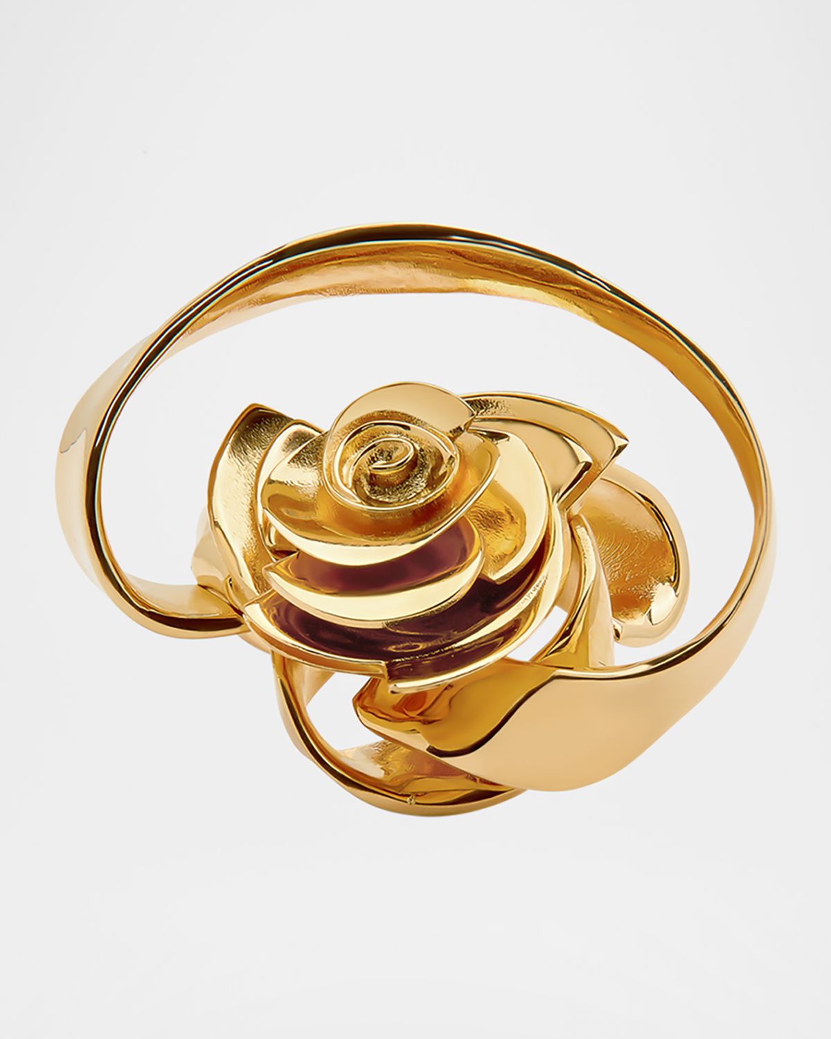 Oscar de la Renta Geometric Rose Ring