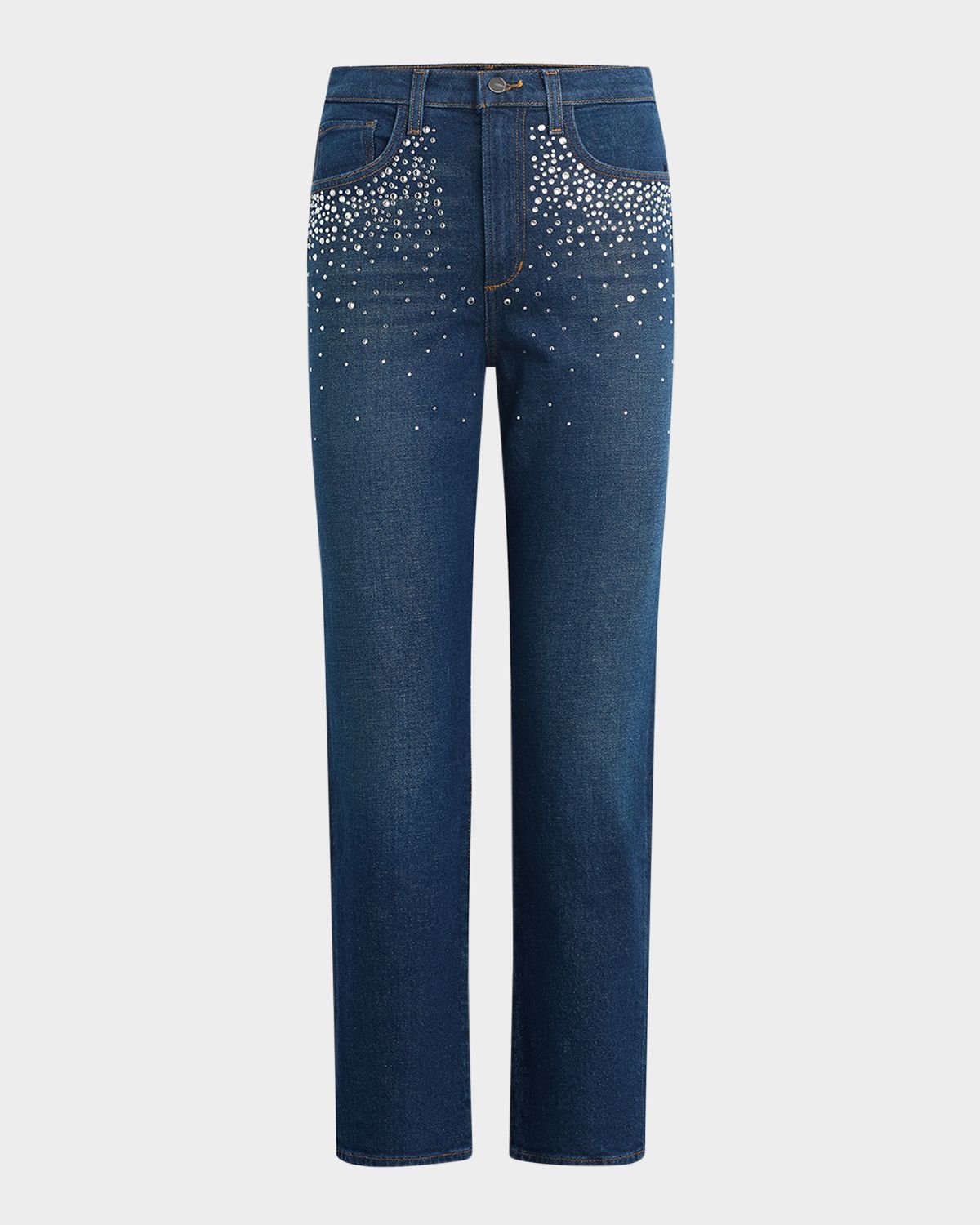 Joe 's Jeans The Margot Slim Straight Crystal-Embellished Jeans