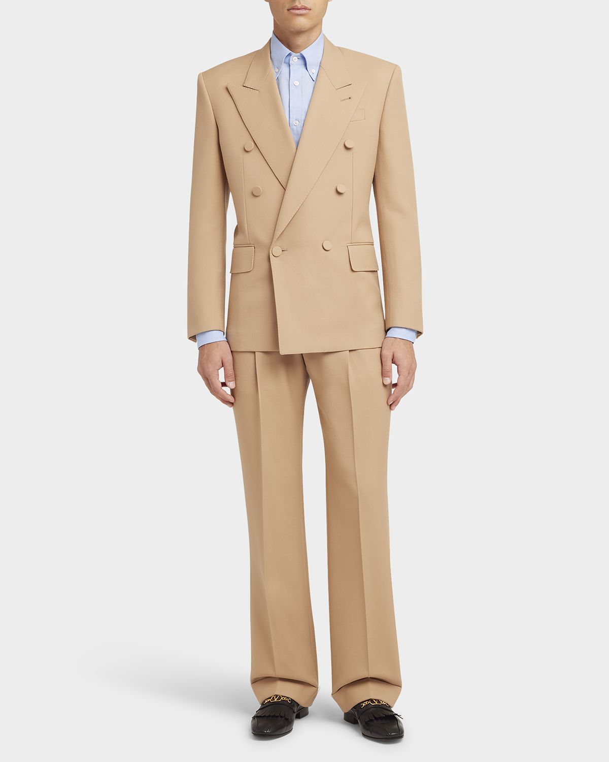 Valentino Garavani Men 's VLogo Oxford Sport Shirt