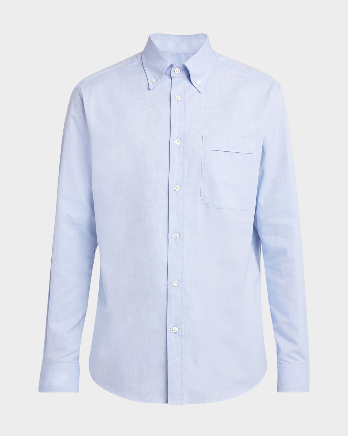 Valentino Garavani Men 's VLogo Oxford Sport Shirt