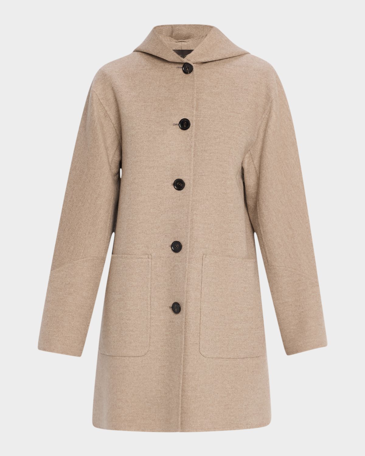 Loro Piana Kian Hooded Cashmere Coat