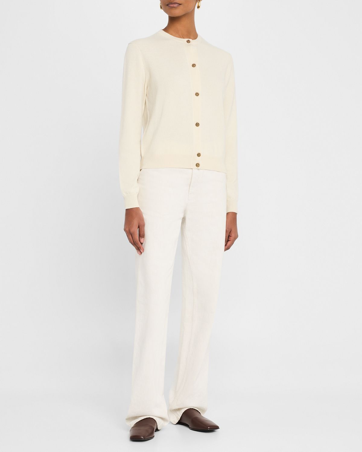 Loro Piana Classic Baby Cash GG 12 Cardigan Sweater