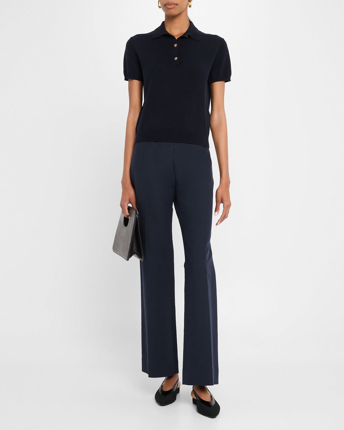 Loro Piana Classic Polo Baby Cashmere GG 12 Shirt