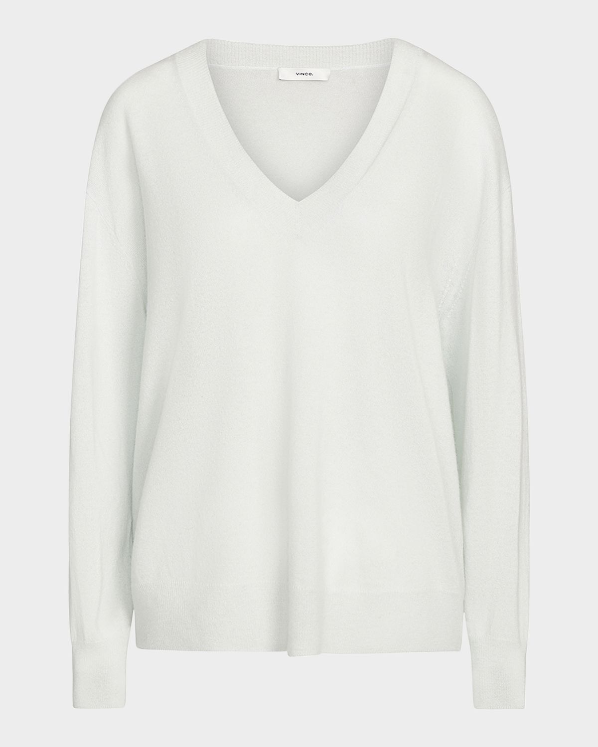 Vince Silk-Cashmere Deep V Sweater