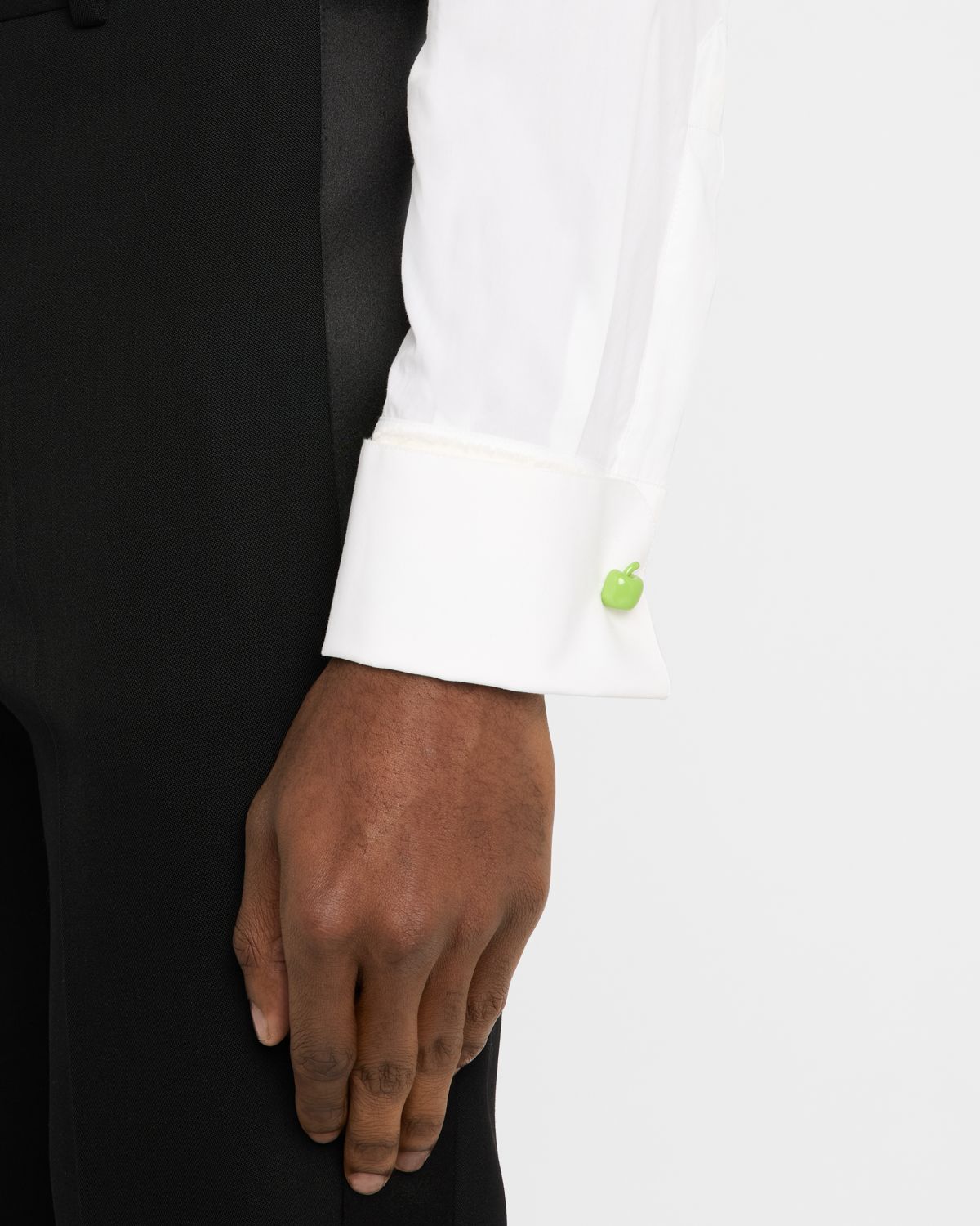 Link Up Men 's Green Apple Cufflinks