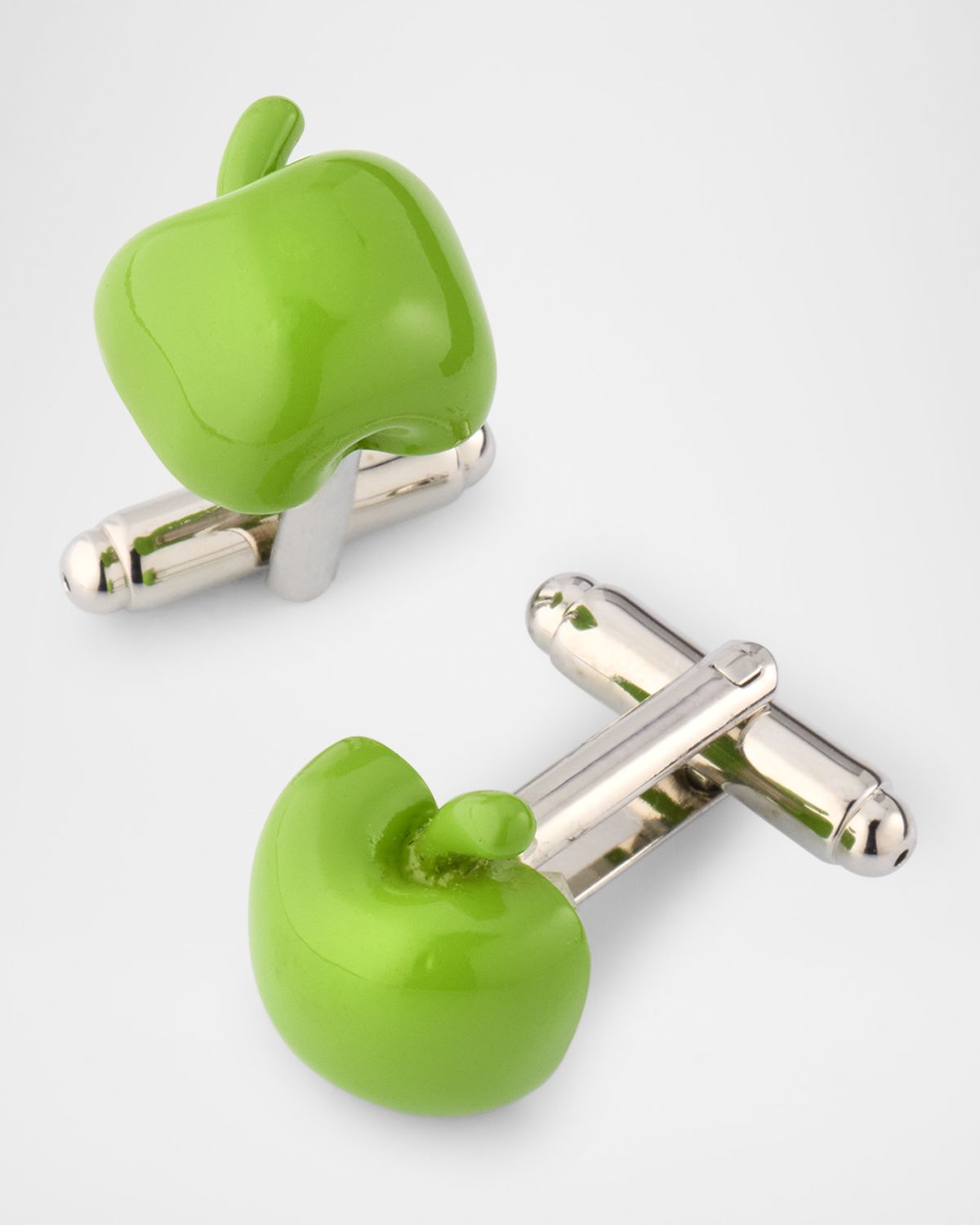Link Up Men 's Green Apple Cufflinks