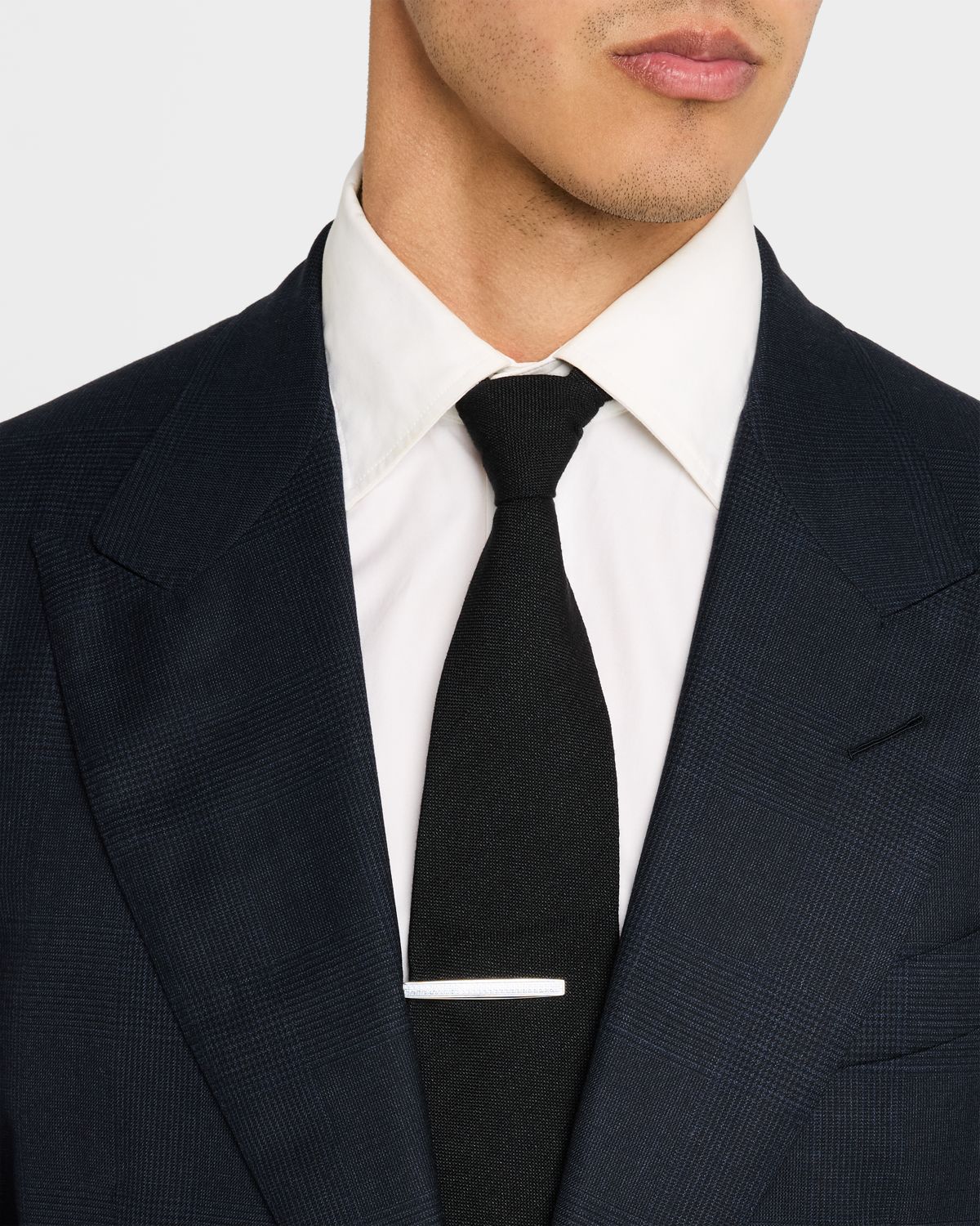 Link Up Men 's Enamel-Center Tie Bar