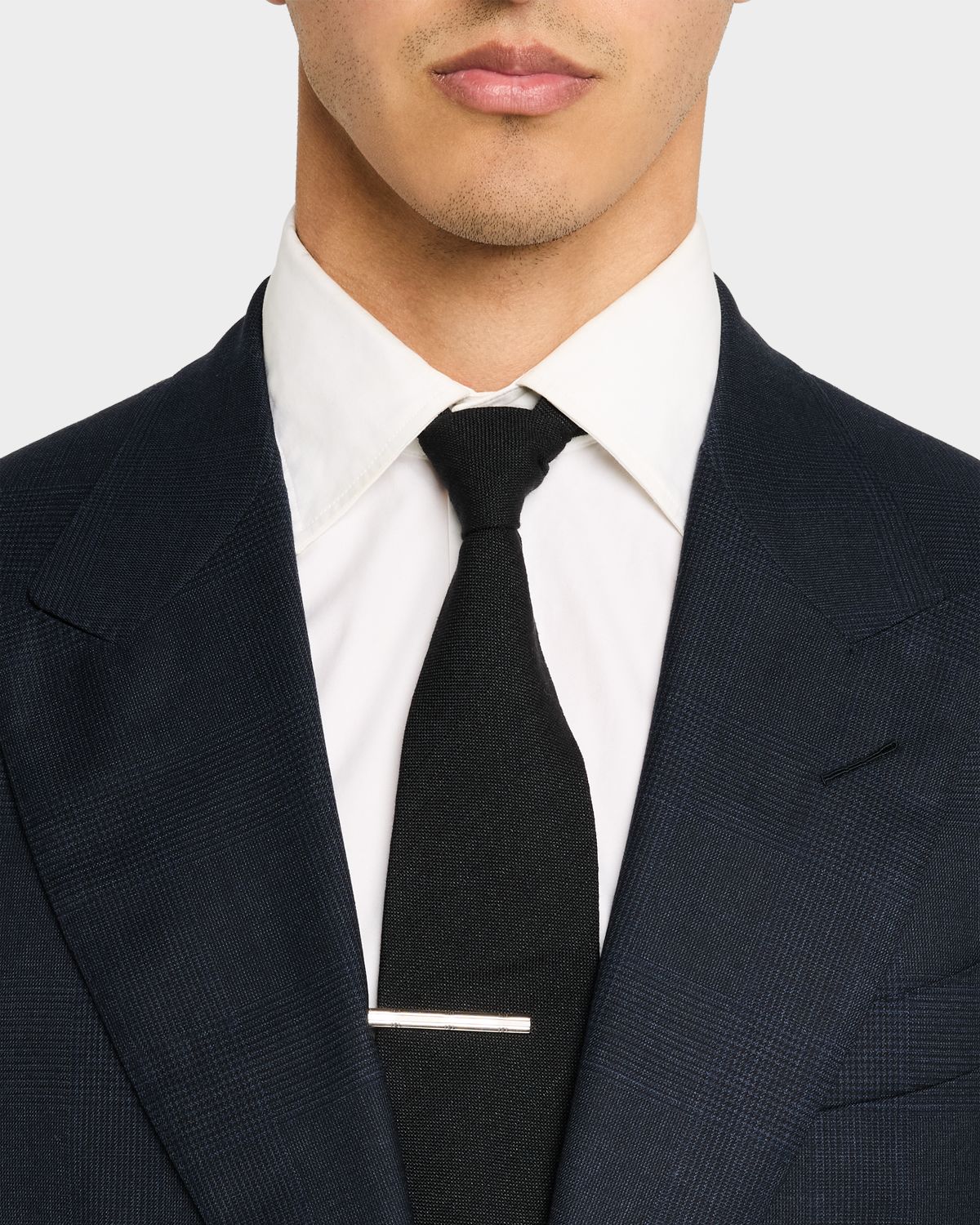 Link Up Men 's Mother Of Pearl Inlay Tie Bar