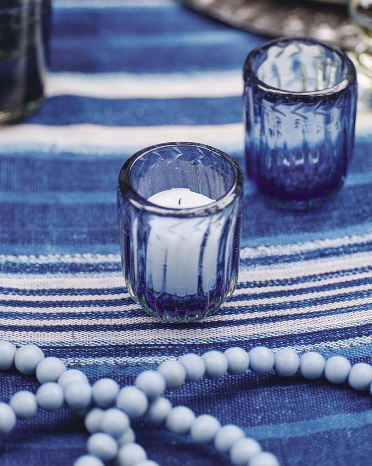 Jan Barboglio Pequenas Acanaladas Votives, Set of 6