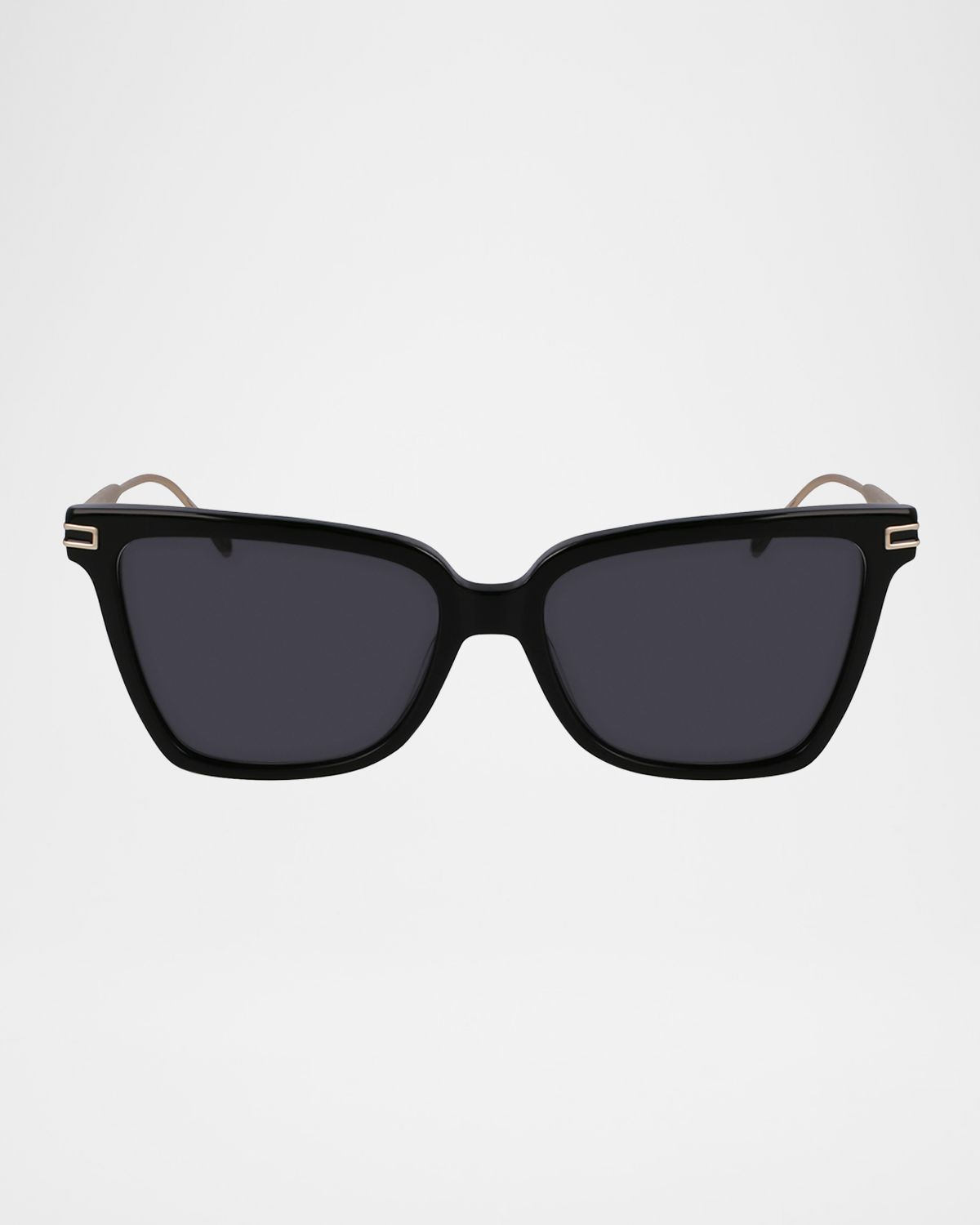 Ferragamo Gancino Acetate & Metal Cat-Eye Sunglasses