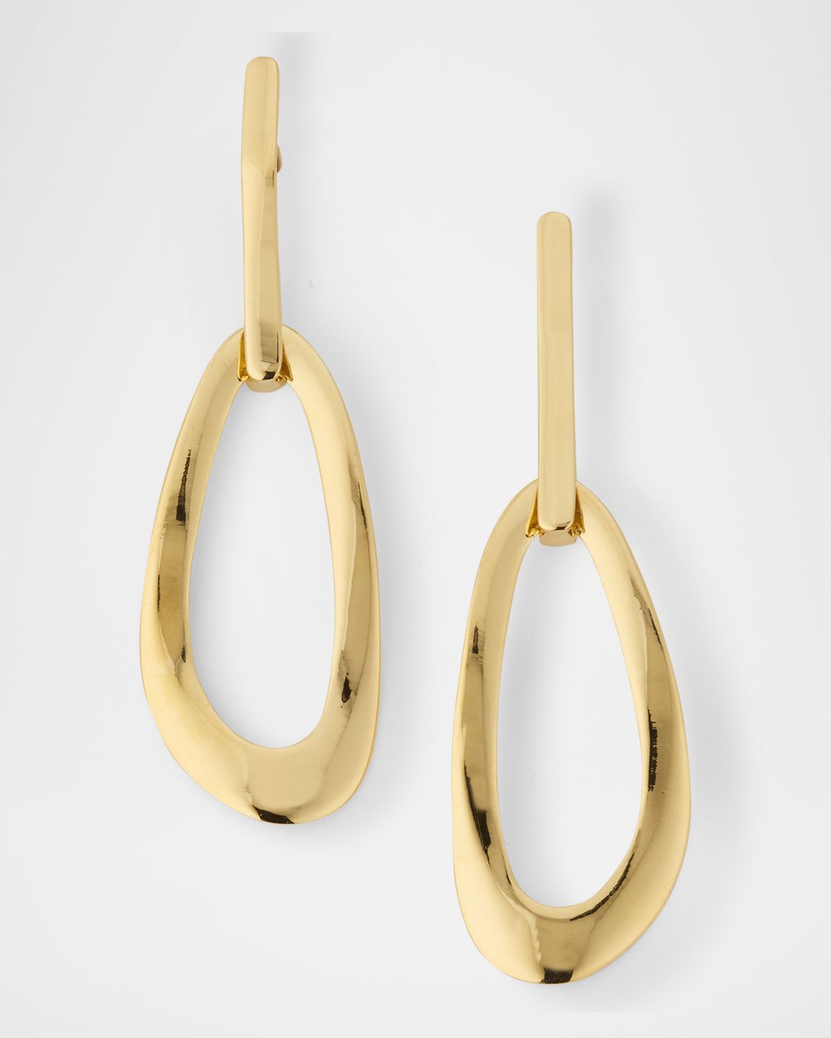Ippolita 18K Classico Mix Texture Open Disc Post Earrings